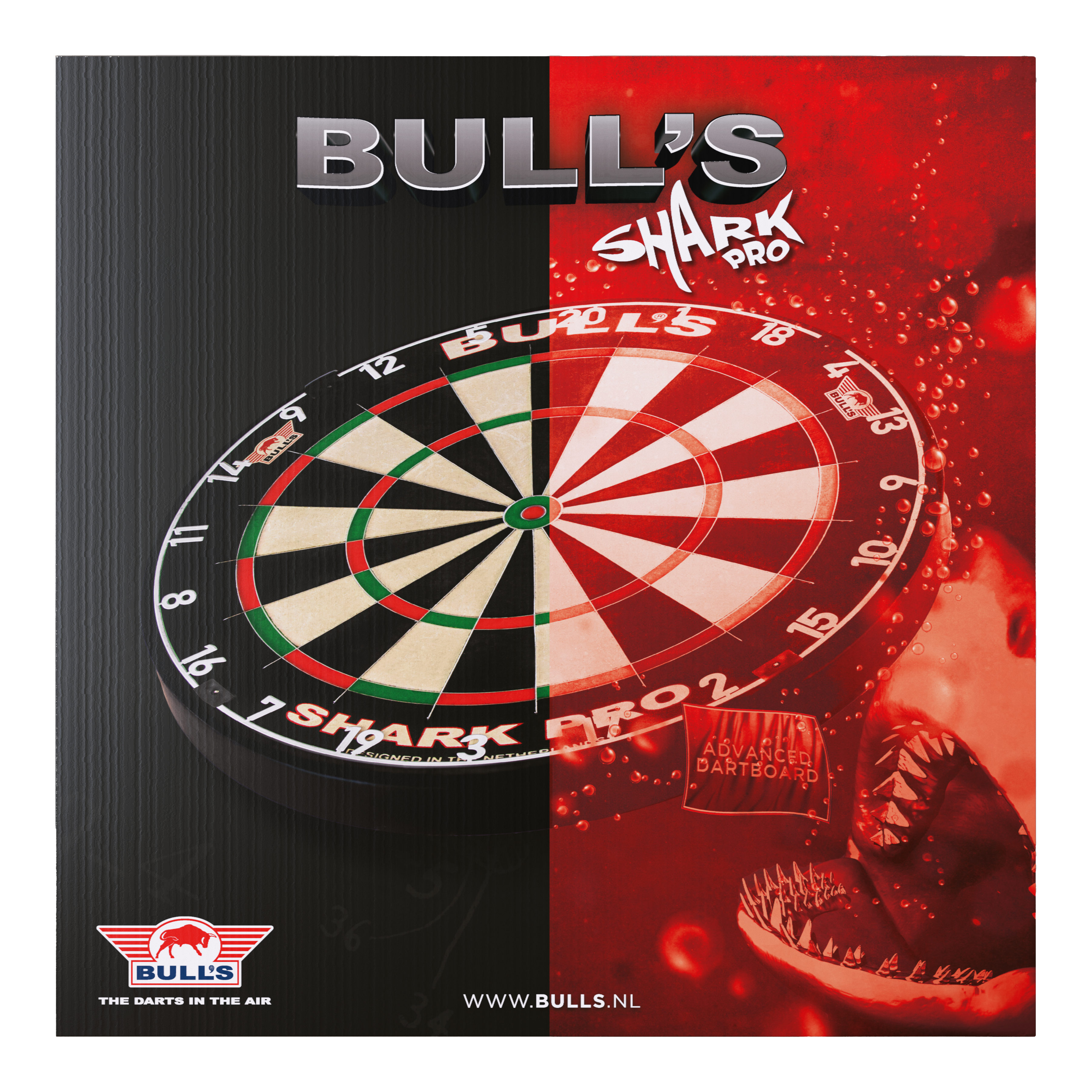 Bulls NL Shark Pro steel dartboard