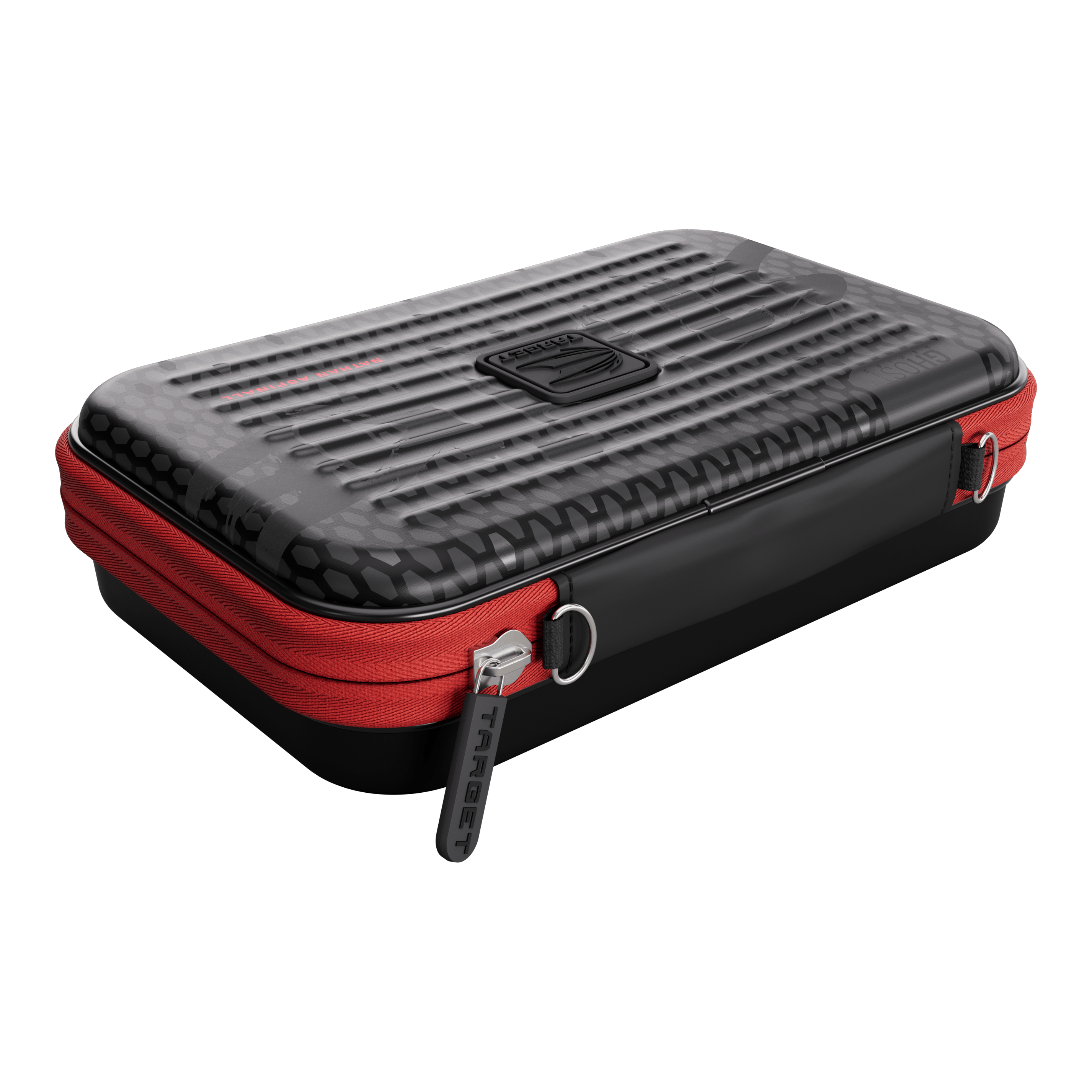 Takoma XL Ghost Series Nathan Aspinall dart case Dieses Bild zeigt das Takoma XL Ghost Series Nathan Aspinall Dartcase. Es eignet sich ideal zur Aufbewahrung von Dartzubehör.