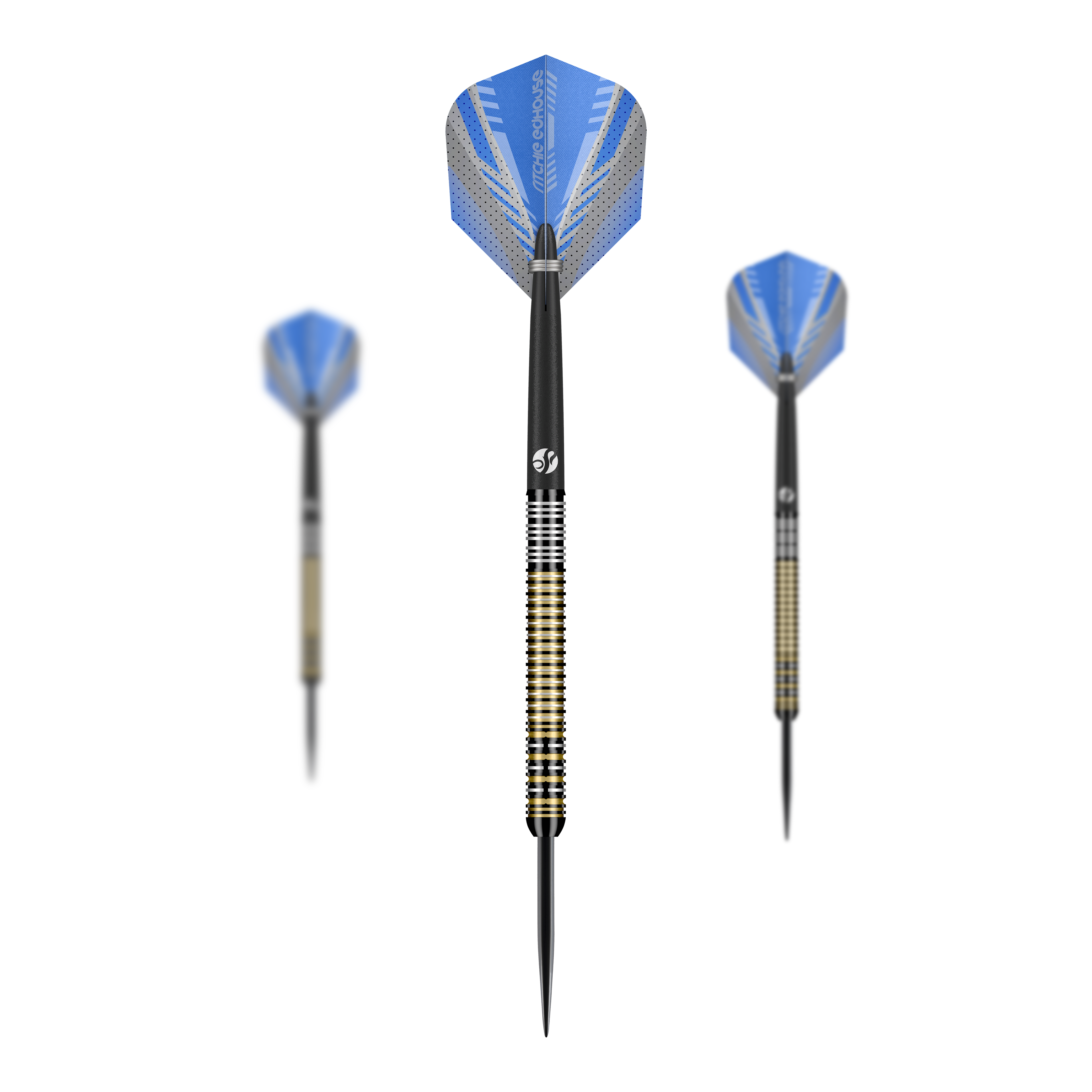 Shot Ritchie Edhouse Madhouse steel darts Dieses Bild zeigt ein Set der Shot Ritchie Edhouse Madhouse Steeldarts. Das Set eignet sich perfekt für Dartspieler, die Wert auf Qualität legen.
