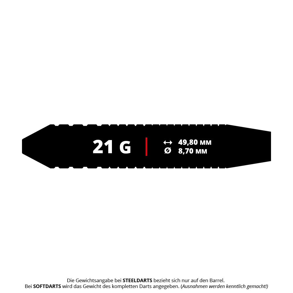 Bulls FC Bayern Munich Brass Steel Darts - 21g Die Bulls FC Bayern München Brass Steeldarts - 21g sind hochwertige Darts im Design des FC Bayern München. Sie sind ideal für Dartspieler und Fans des Vereins.