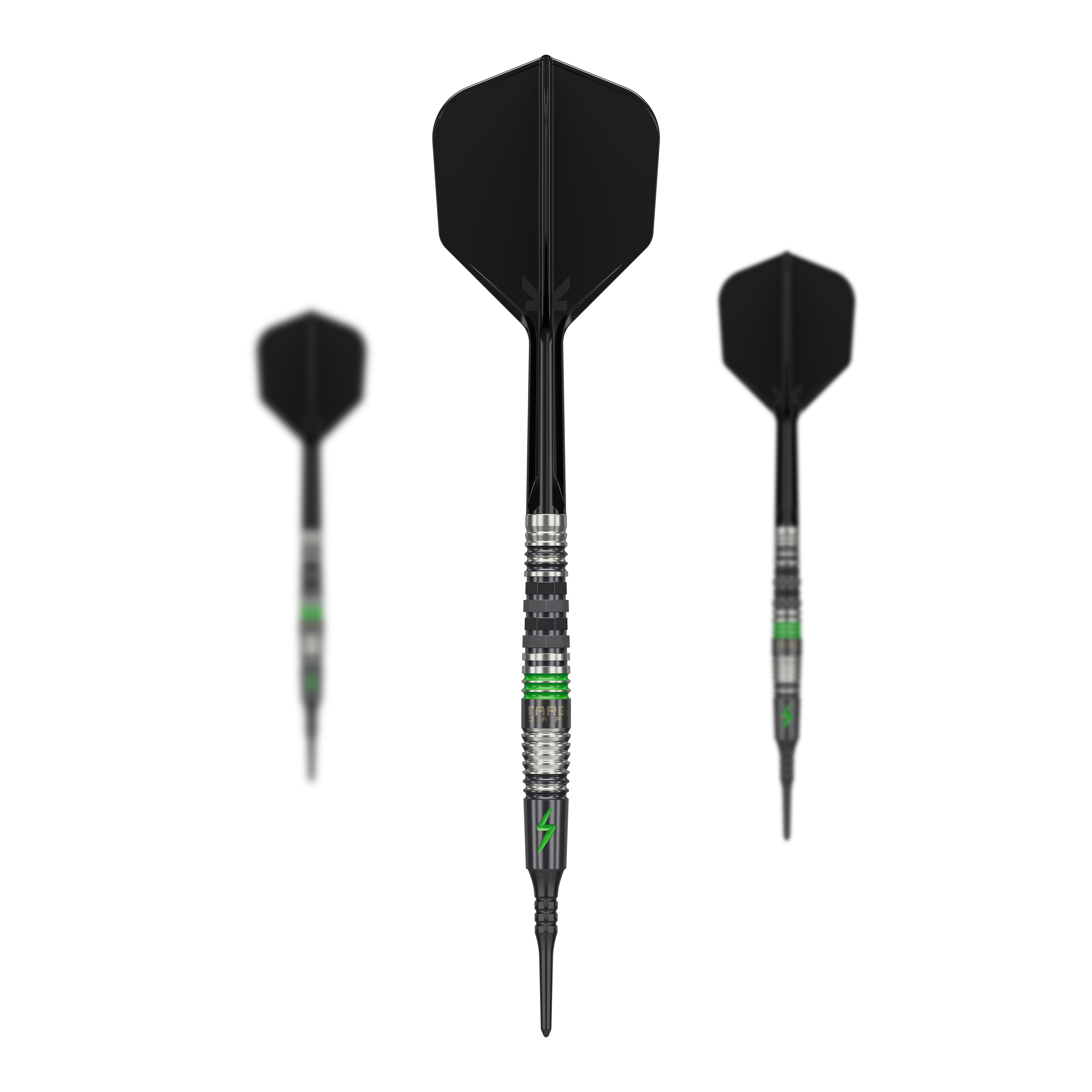 Target Japan Black Marque Lightning 3 Soft Darts - 19g
