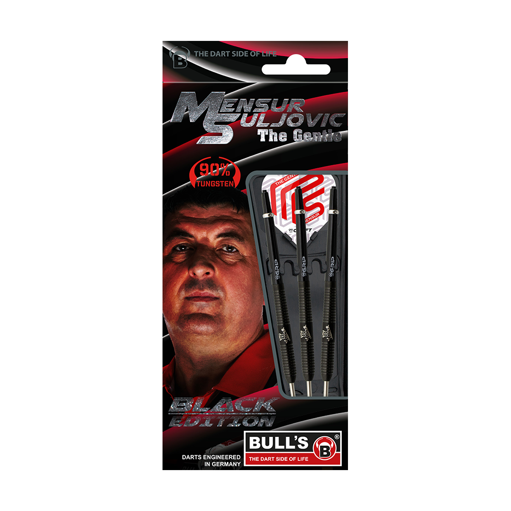 Bulls Mensur Suljovic The Gentle Black Edition Steeldarts