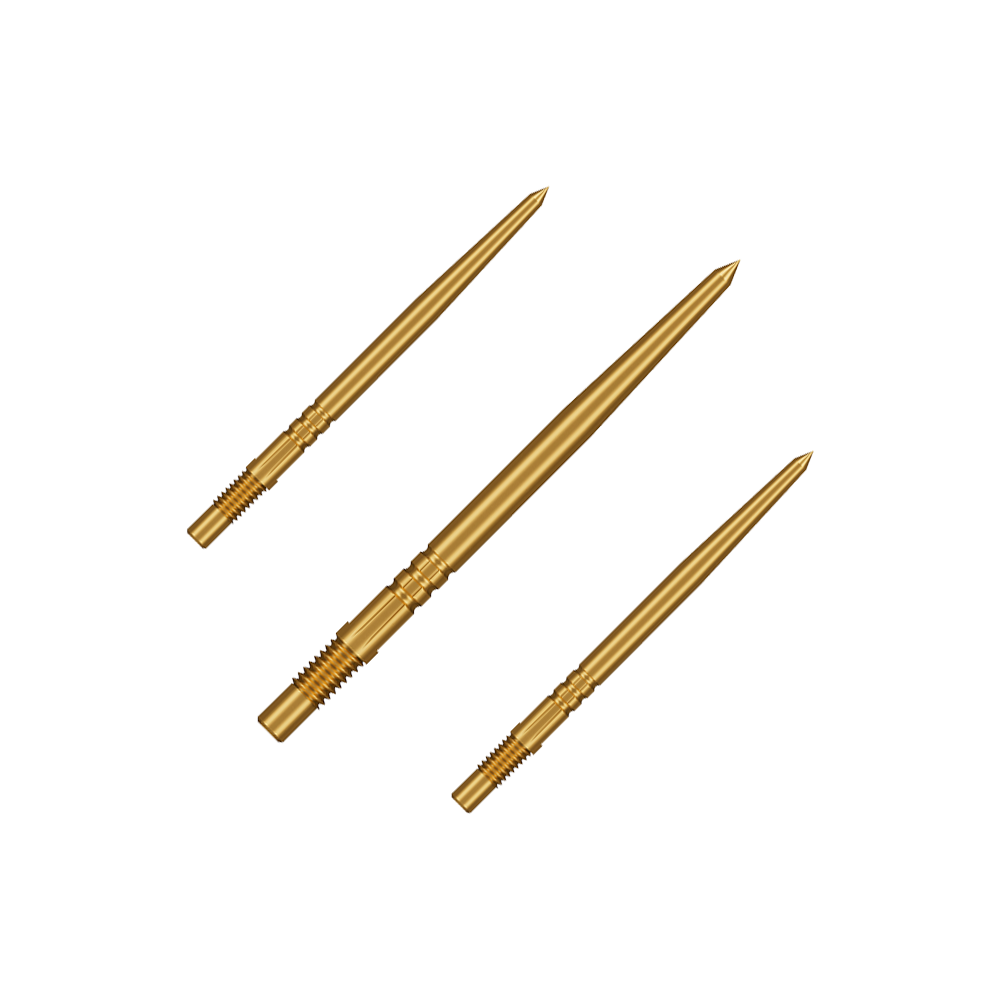 Shot Turbo Point Dart Tips - Gold Shot Turbo Point Dart Tips - Gold