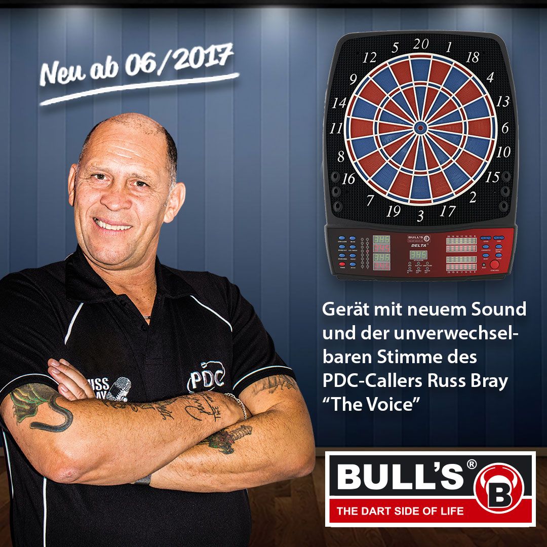 BULL'S Delta IV RB Sound Elektronik Dartboard