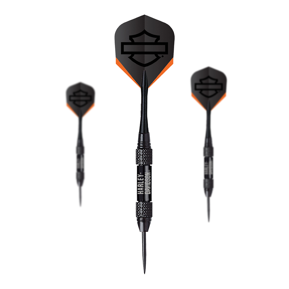 Harley-Davidson Black Lightning Brass Steel Darts - 22g