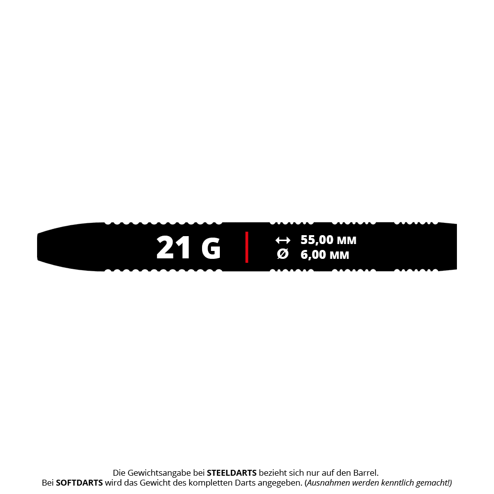 Bulls Challenger Patrick Tringler Steel Darts - 21g Bulls Challenger Patrick Tringler Steeldarts mit 21g Gewicht. Das Foto präsentiert die Steeldarts in ihrer Originalverpackung.