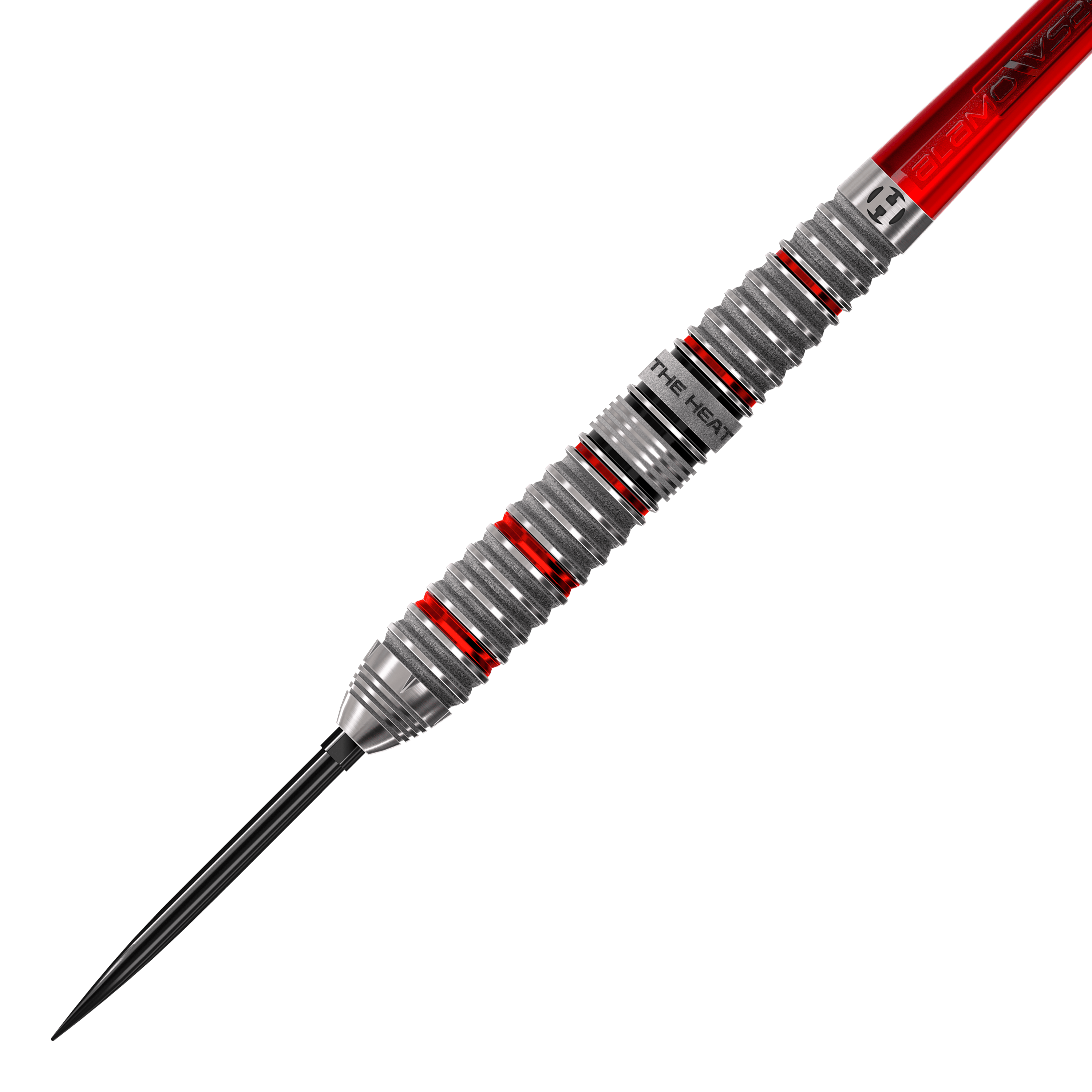 Harrow's Damon Heta Series 4 Quick Point steel darts Das Bild zeigt die Harrows Damon Heta Series 4 Quick Point Steeldarts. Die Darts sind speziell für präzises Spiel und hohe Qualität konzipiert.