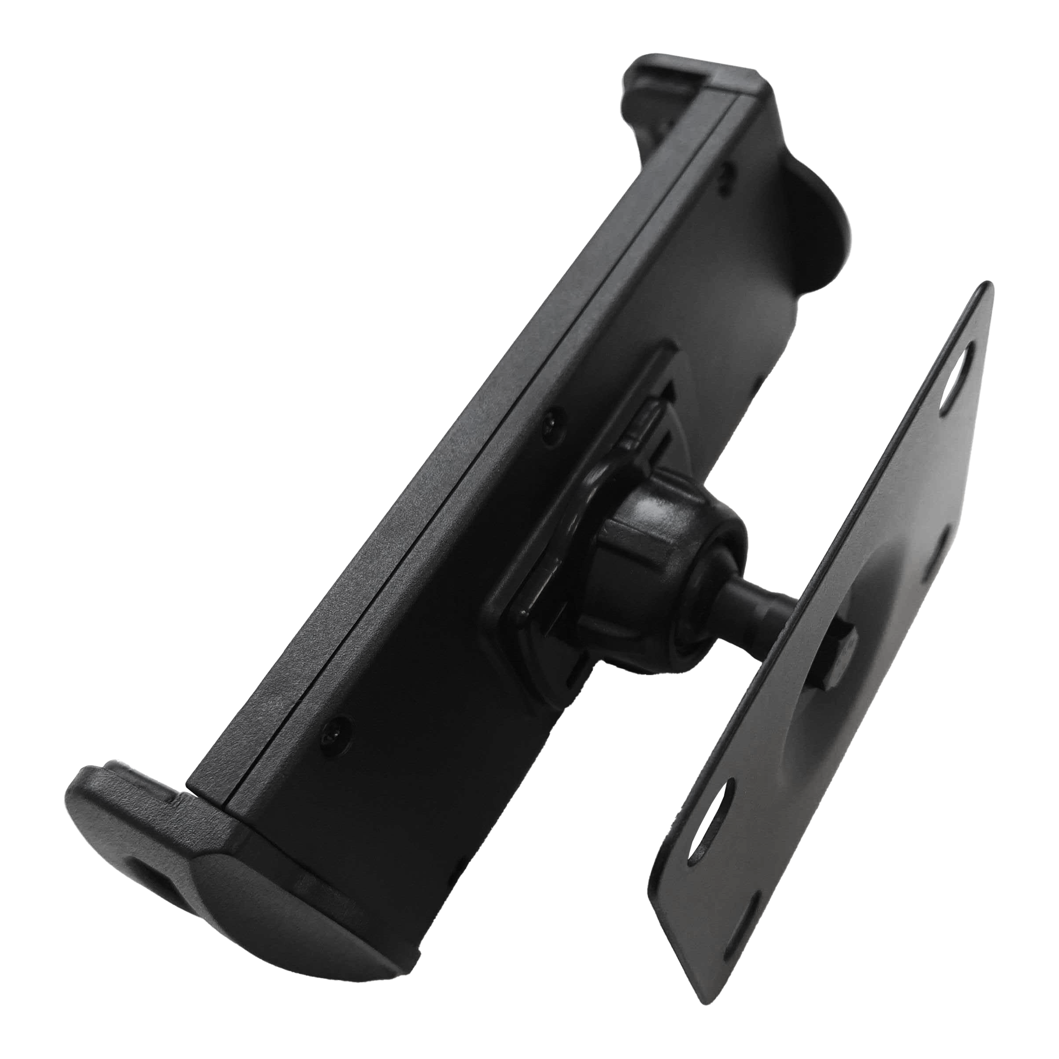 McDart TABSteady Tablet Wall Mount Dies ist die McDart TABSteady Tablet Wandhalterung. Sie besteht aus stabilem schwarzen Material und eignet sich zur sicheren Befestigung eines Tablets an der Wand.