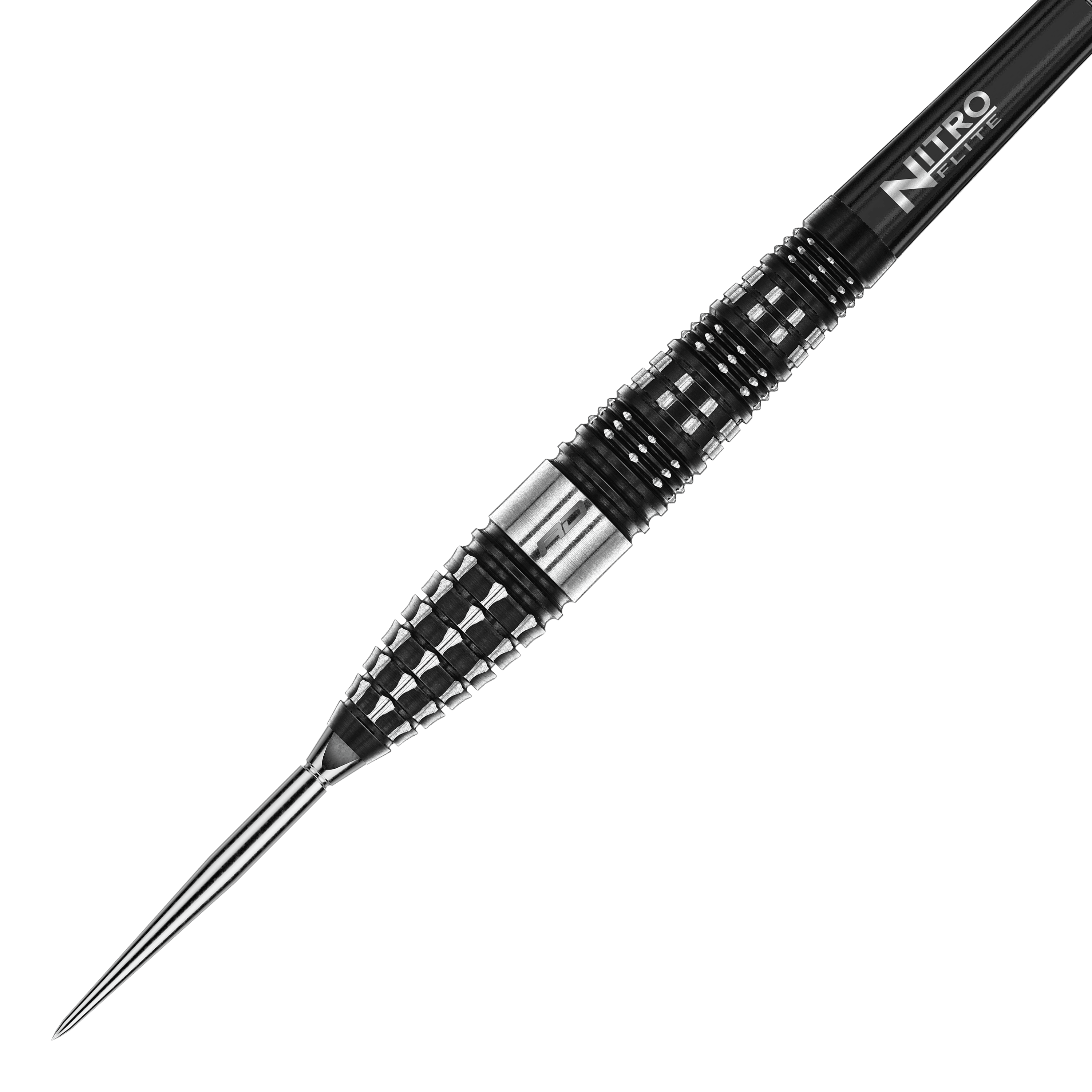 Dieses Bild zeigt die Red Dragon Recon Torpedo Steeldarts - 23g. Die Darts liegen nebeneinander auf einer weißen Fläche.