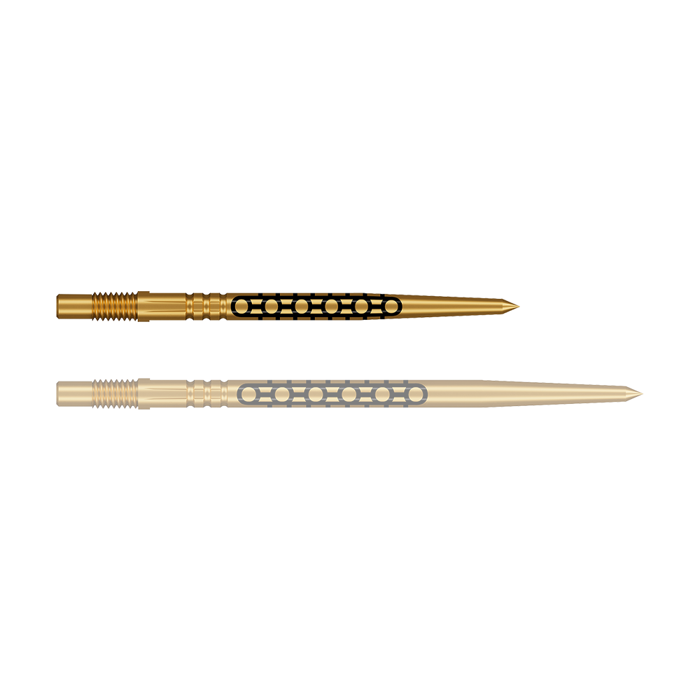 Shot Turbo Point Goths Dart Tips - Gold Shot Turbo Point Goths Dart Tips - Gold
