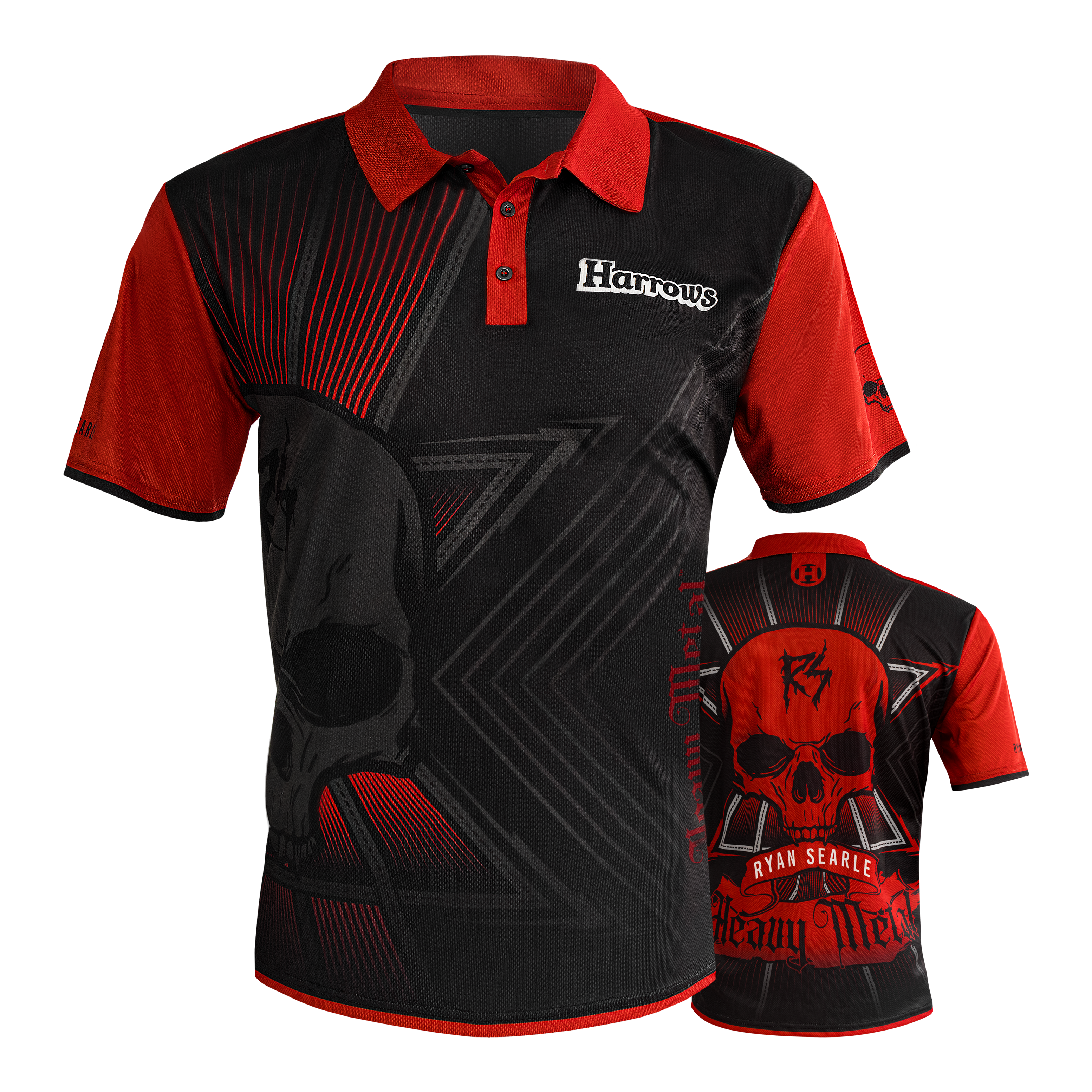 Harrow&#39;s Ryan Searle Heavy Metal Darts Shirt