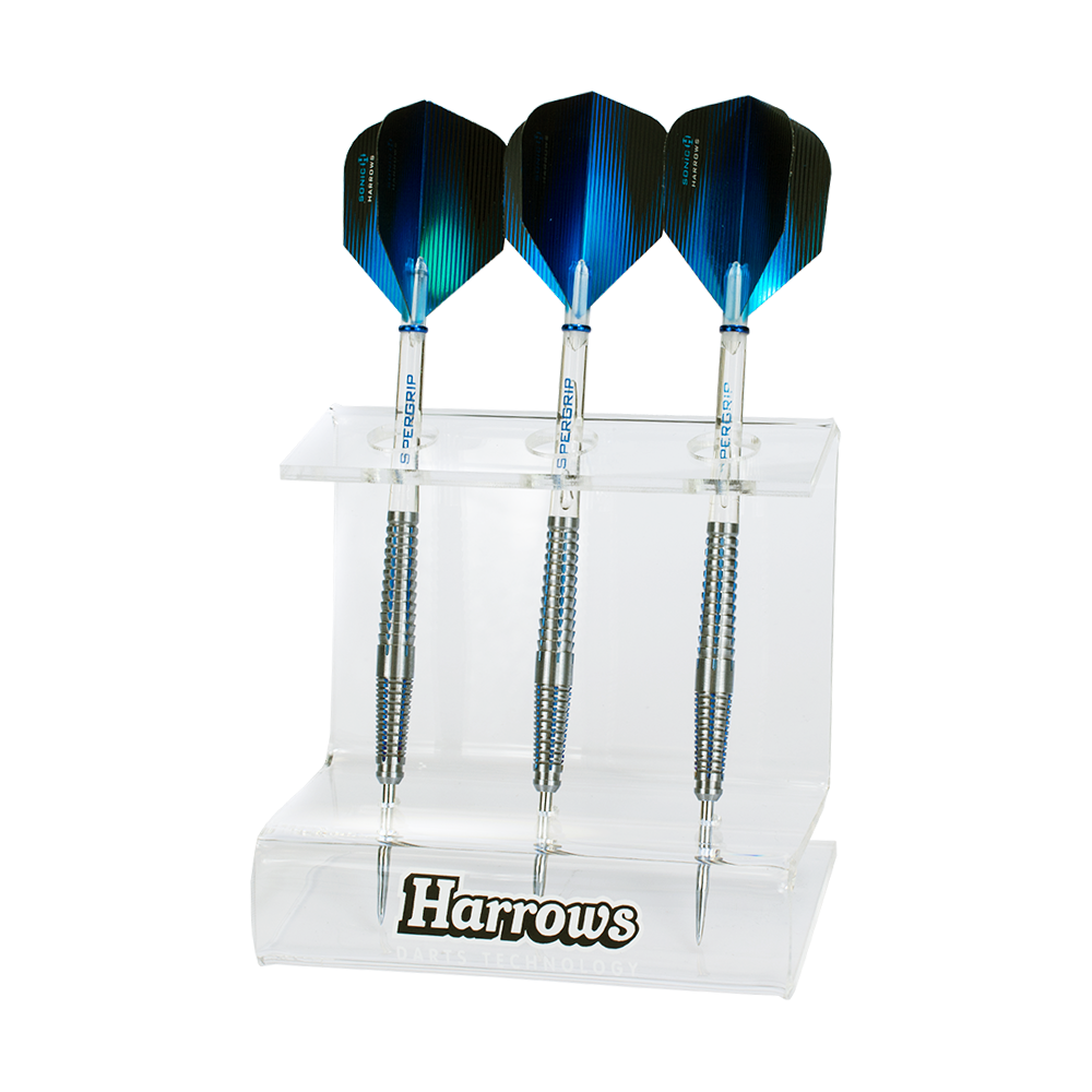 Harrows darts display dart stand