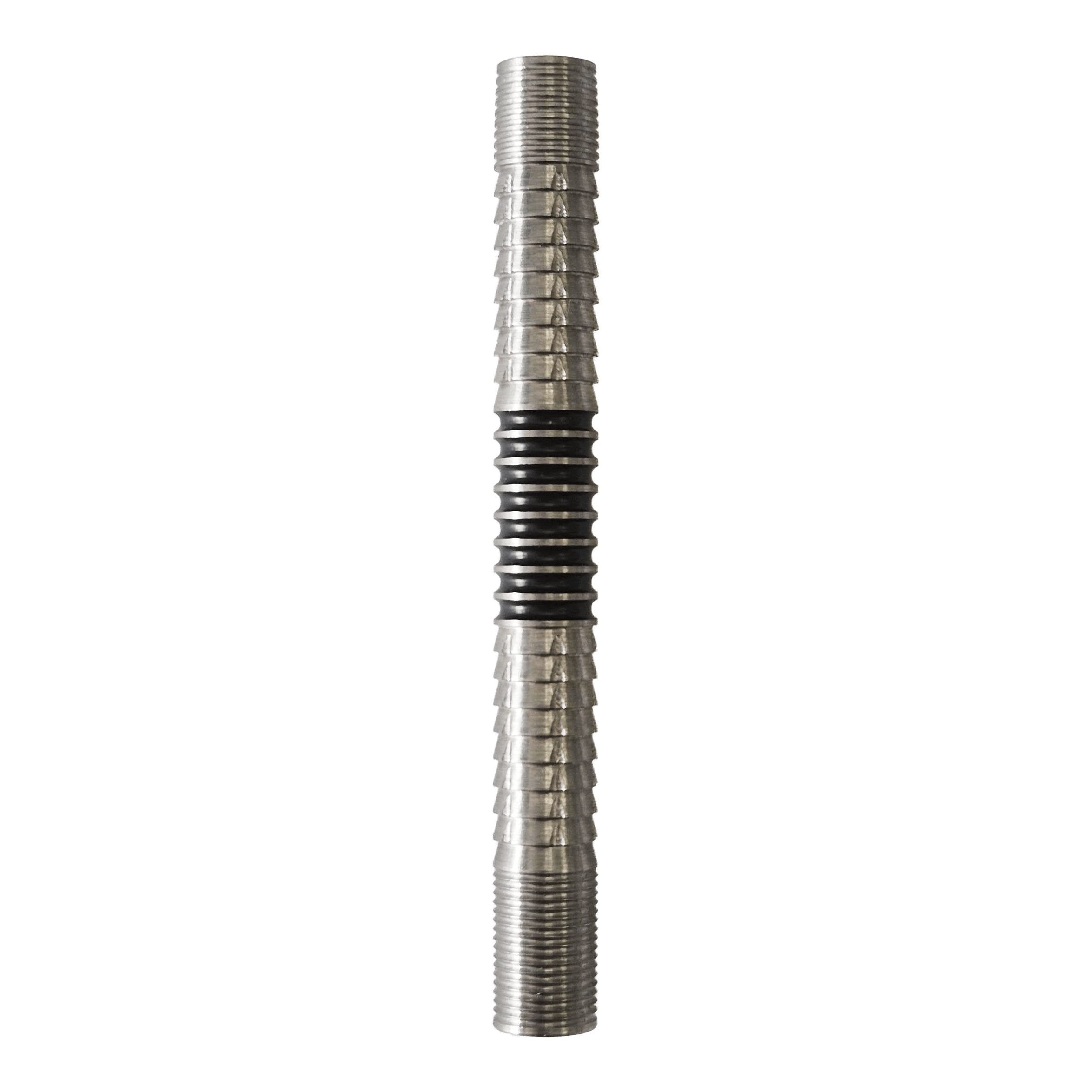 McDart Ringed Shark 2 soft dart barrels Abgebildet ist das McDart Ringed Shark 2 Softdart Barrels Produkt. Die Softdart-Barrels haben ein ringförmiges Design.