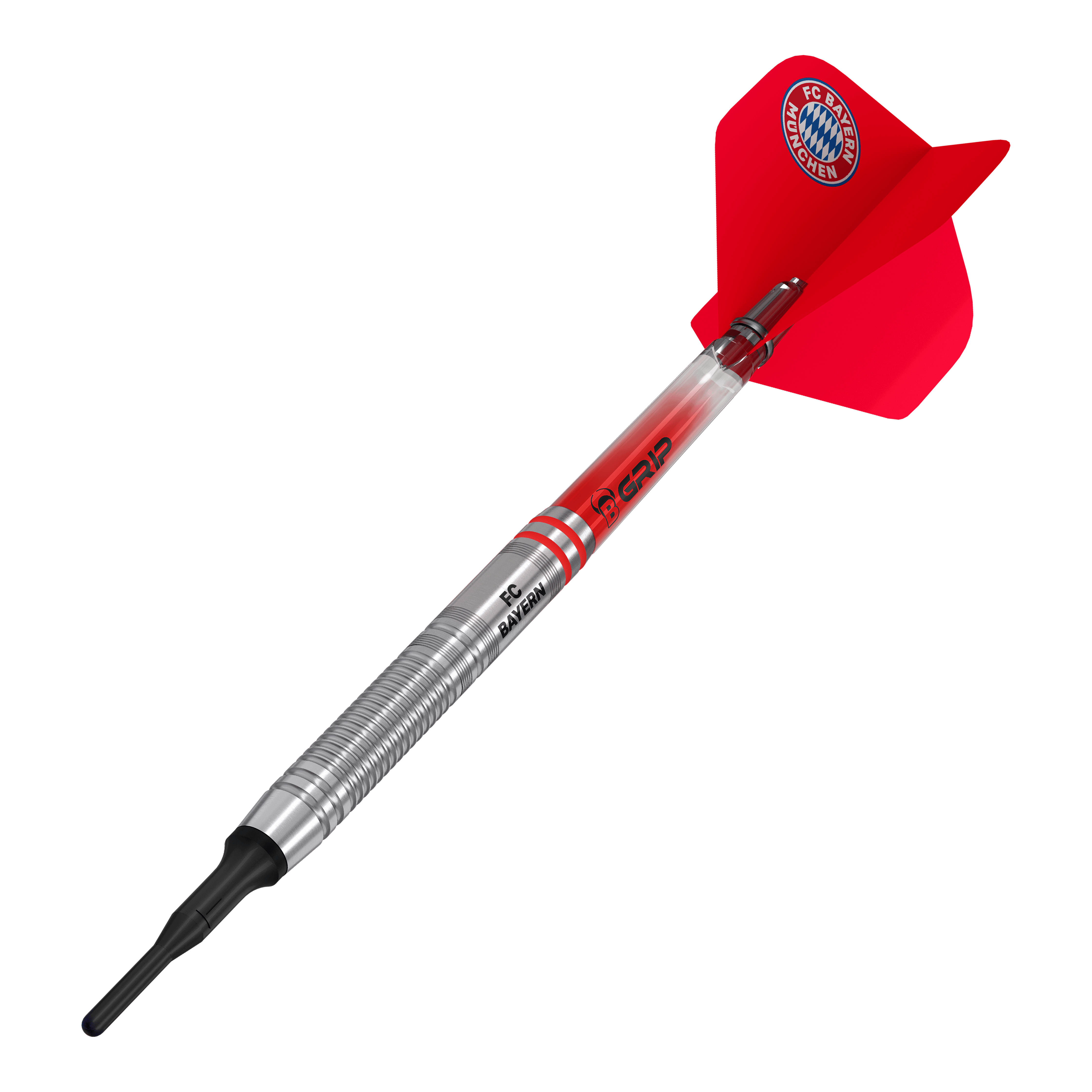 Beazd FC Bayern Munich Tungsten Soft Darts - 18g Gezeigt werden die Bulls FC Bayern München Tungsten Softdarts - 18g. Diese Darts sind ideal für Softdart-Liebhaber und FC Bayern Fans.