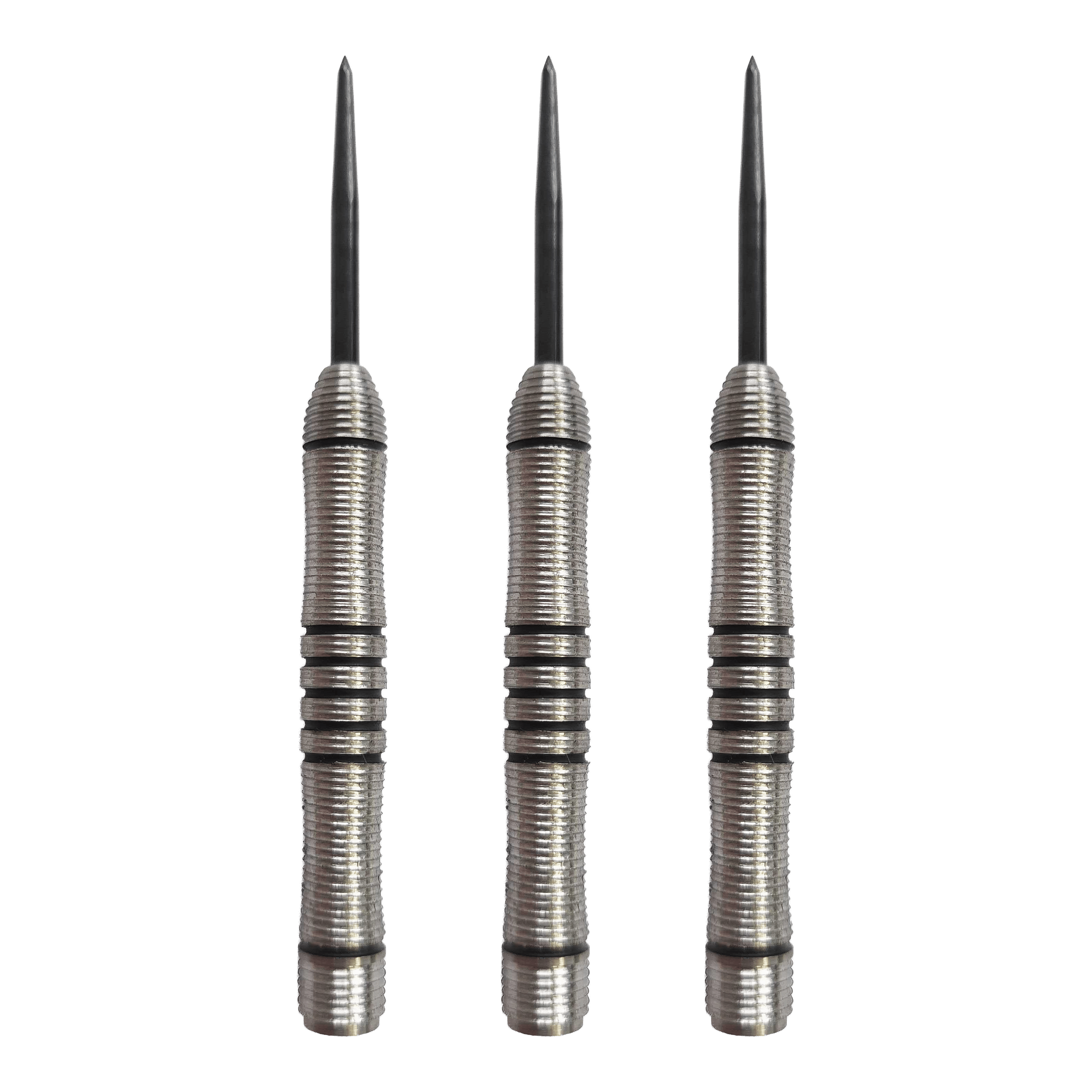 Zu sehen ist ein Set der McDart Black Ring Steeldart-Barrels mit 24g. Das Set besteht aus mehreren gleichartigen Dart-Barrels.