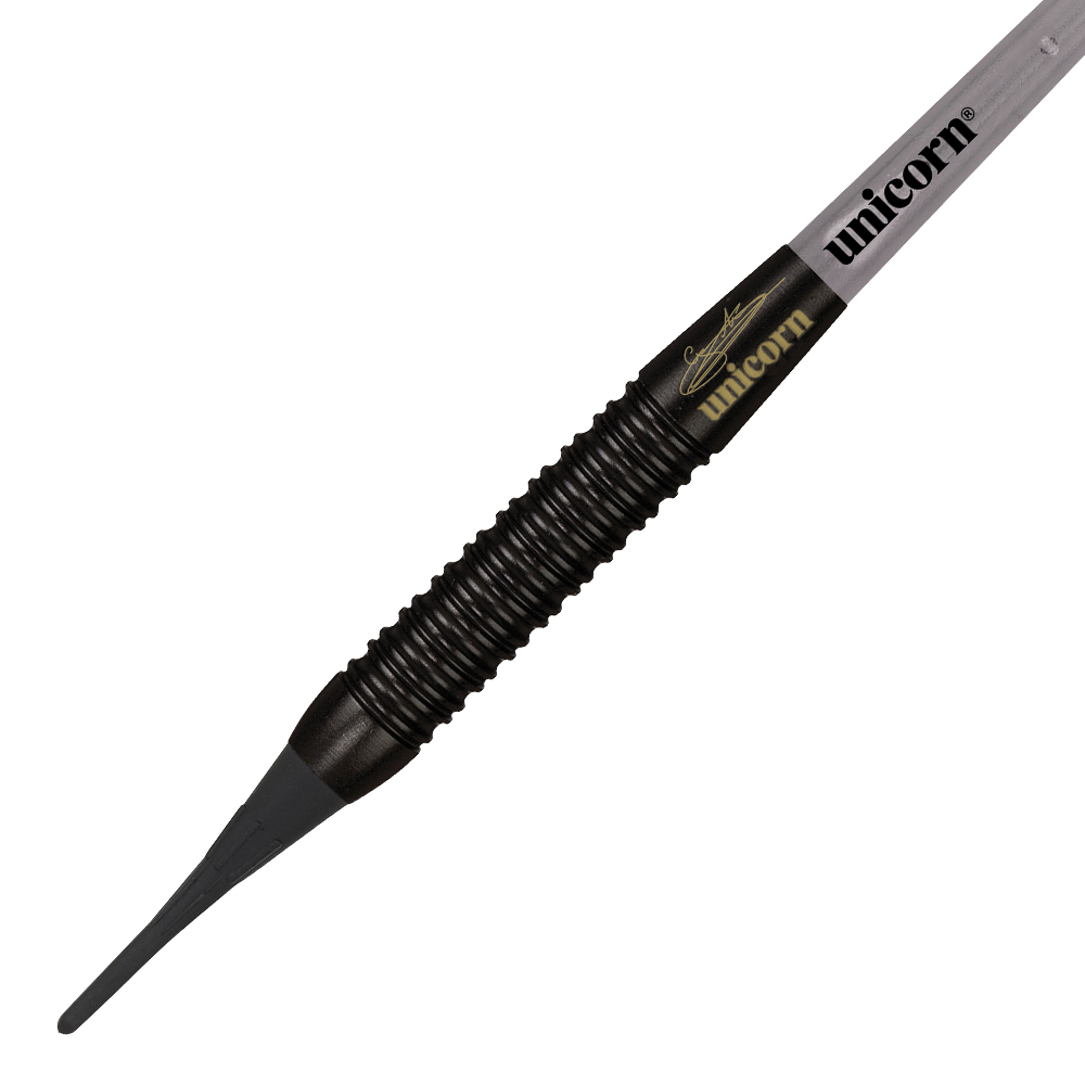 Unicorn World Champion Gary Anderson Black Brass Softdarts - 19 g