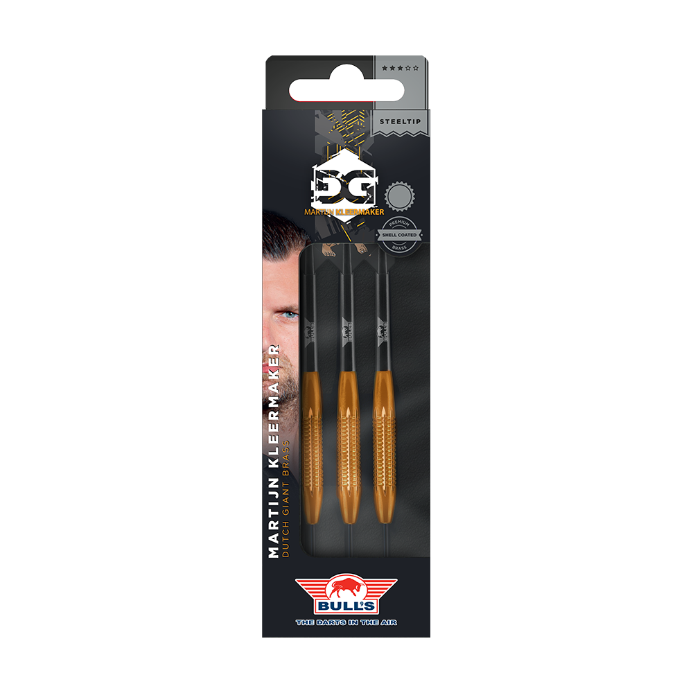 Bulls NL Martijn Kleermaker Dutch Giant Brass Steeldarts - 21g