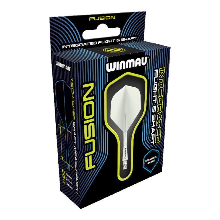 Winmau Fusion Flight Shaft System Standard White