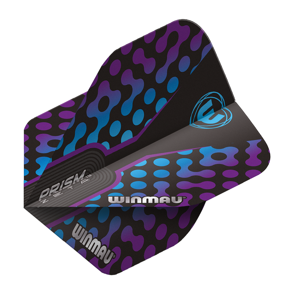 Winmau Prism Zeta PurpleBlue Standard Flights