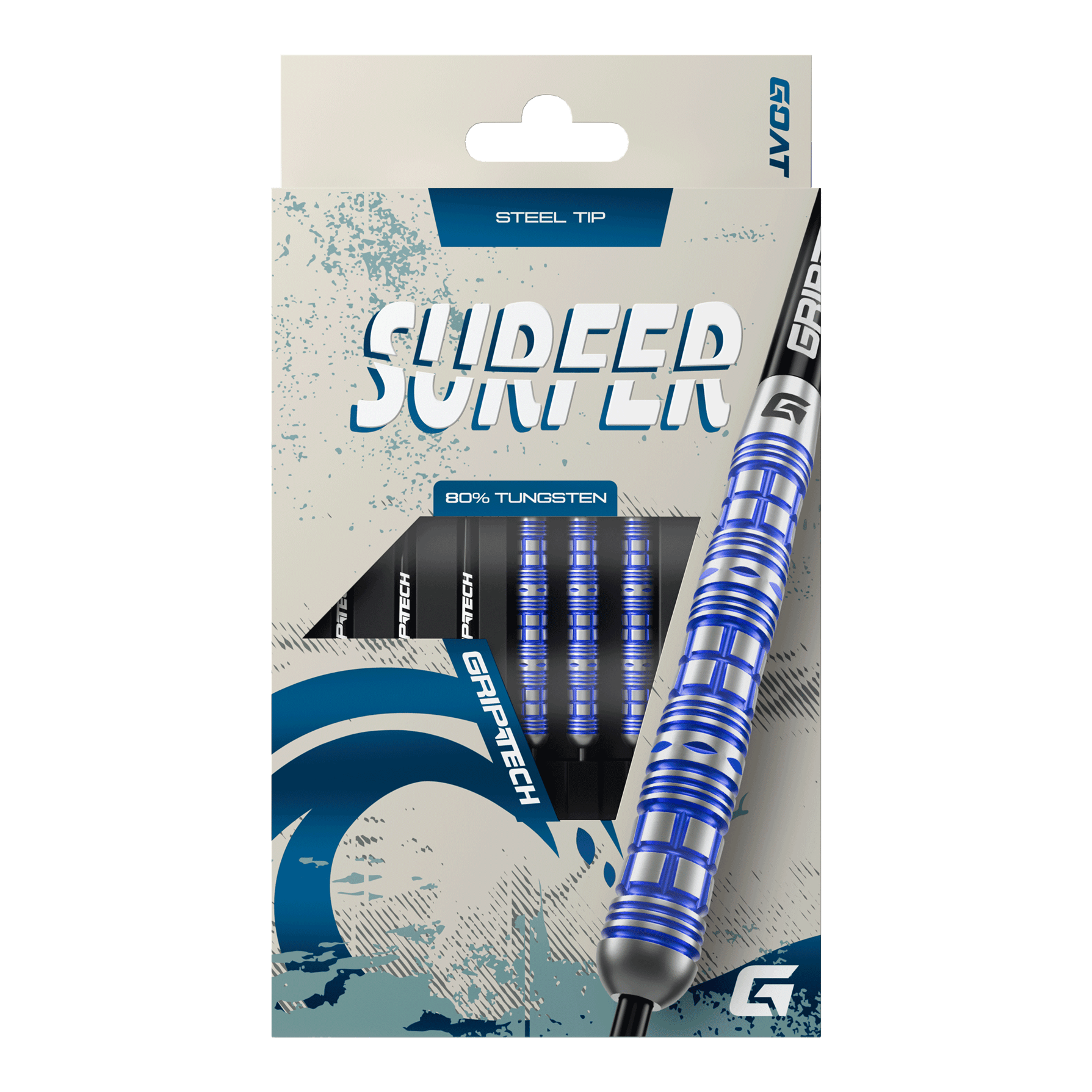 GOAT Surfer Steel Darts Hier sieht man die GOAT Surfer Steeldarts. Sie sind modern und in hoher Qualität gefertigt.