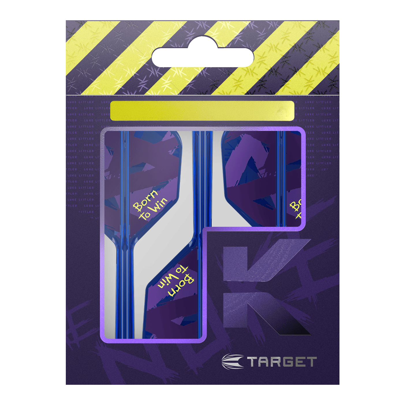 Target K-Flex Luke Littler Born To Win World Champion No6 Flights Hier sehen Sie die Target K-Flex Luke Littler Born To Win World Champion No6 Flights. Es handelt sich um spezielle Dart-Flights für Profis.