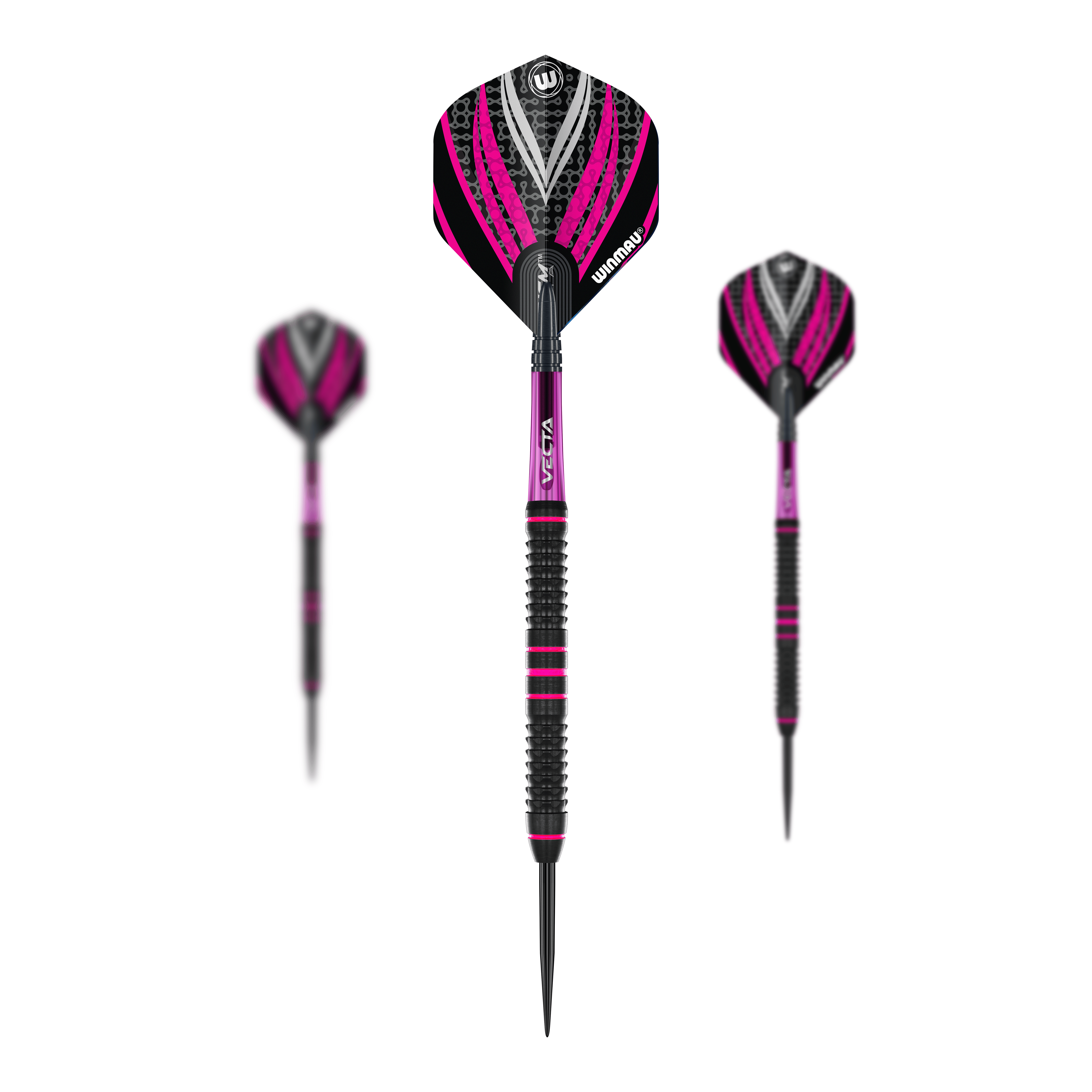 Winmau Team 360 Rebecca Allen Steel Darts - 24g Gezeigt wird ein Set der Winmau Team 360 Rebecca Allen Steeldarts - 24g. Dieses Set eignet sich ideal für Sammler und leidenschaftliche Dartspieler.