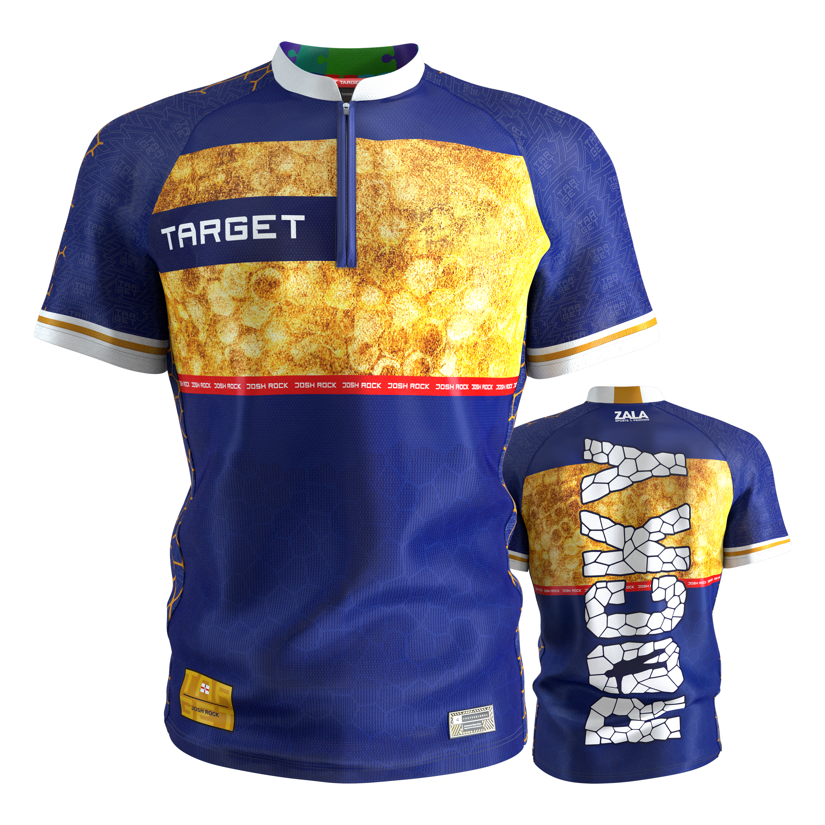 Target Coolplay Josh Rock Dart Shirt 2025 Das Target Coolplay Josh Rock Dartshirt 2025 ist auf dem Bild dargestellt. Es ist ein offizielles Dartshirt für das Jahr 2025.