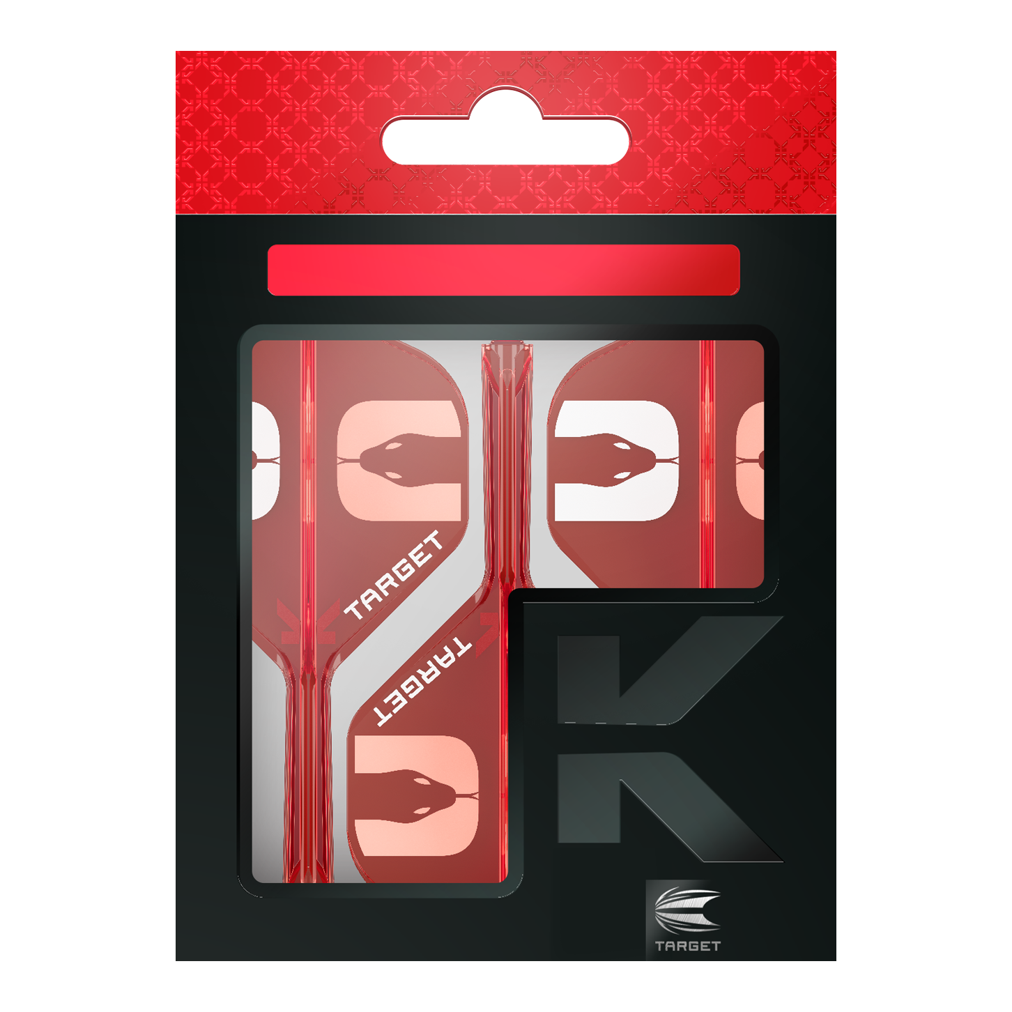 Dieses Bild zeigt die Target K-Flex Nathan Aspinall No2 Standard Flights. Es sind Dart-Flights im klassischen Design mit Bezug zu Nathan Aspinall.