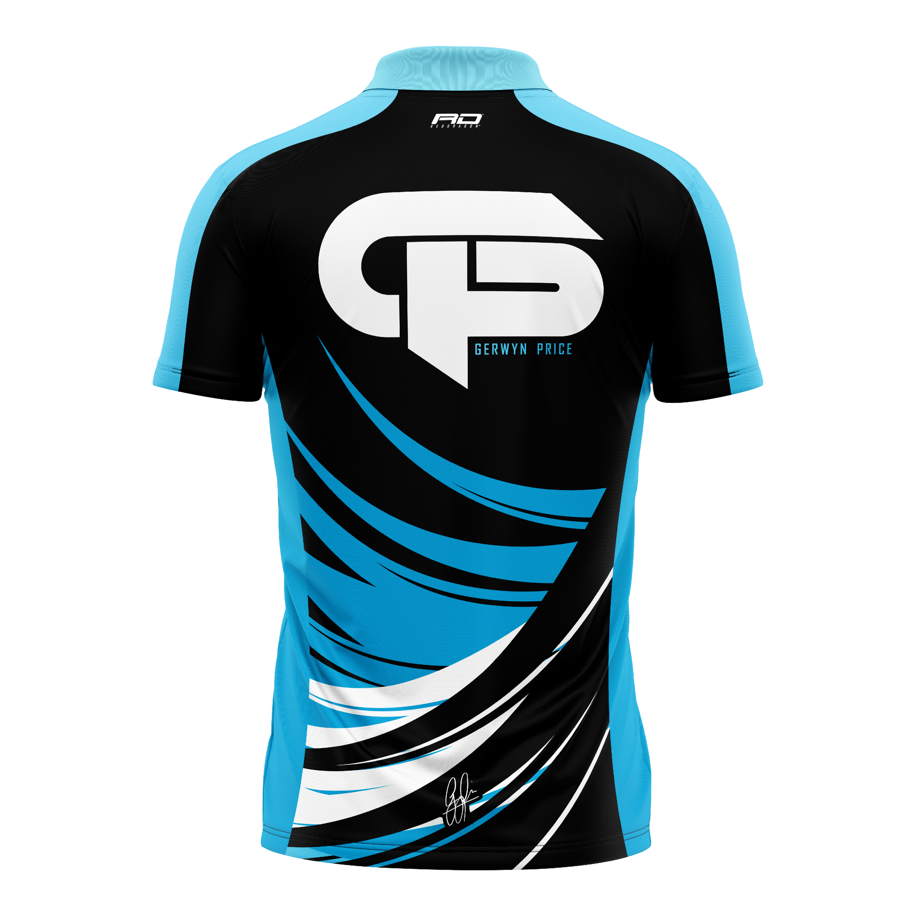Red Dragon Gerwyn Price Limited Edition dart shirt Zu sehen ist das Red Dragon Gerwyn Price Limited Edition Dartshirt. Dieses Shirt wurde speziell für Dartspieler entworfen.