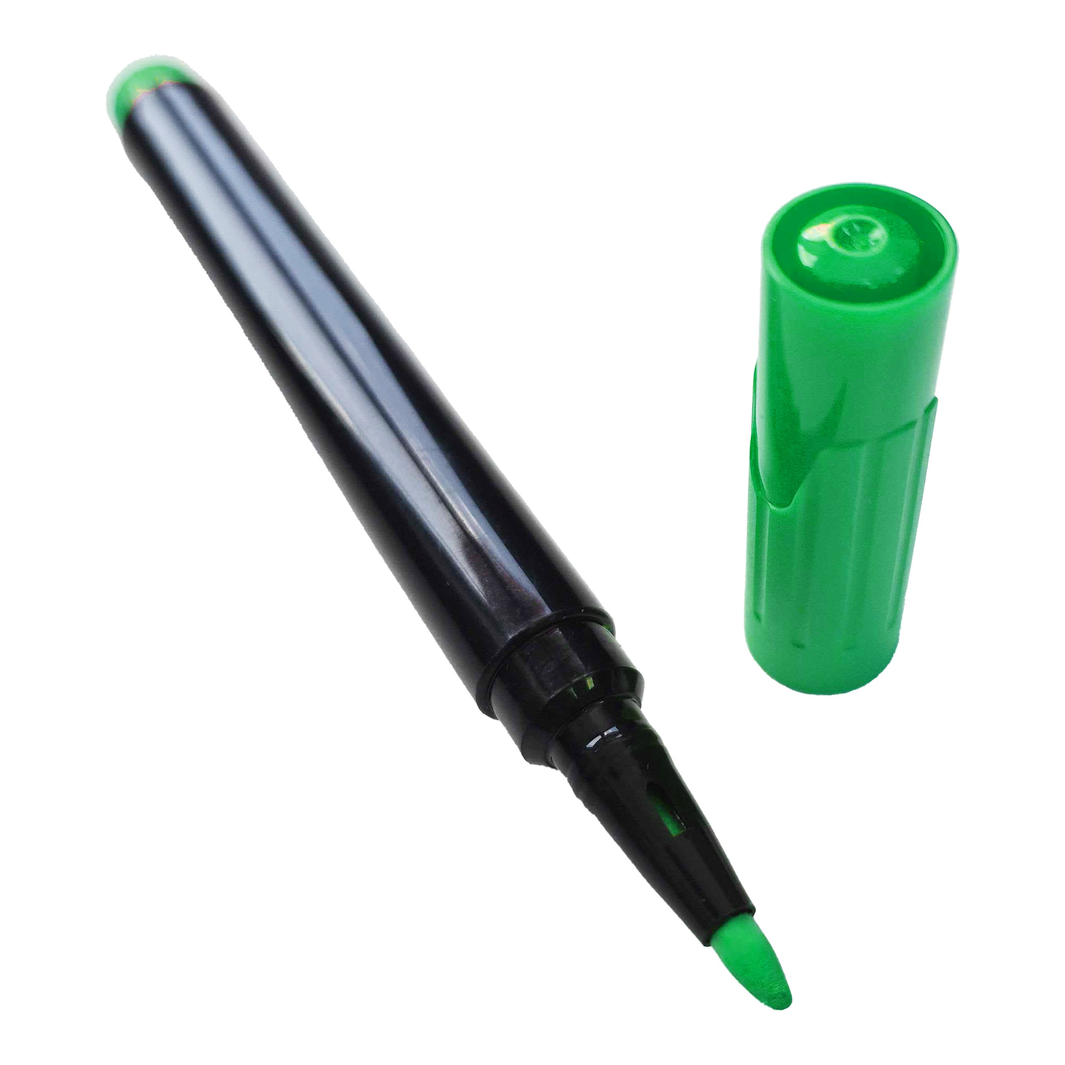 Dieses Bild zeigt einen grünen Boardmarker. Der Boardmarker wird zum Schreiben auf Tafeln verwendet.