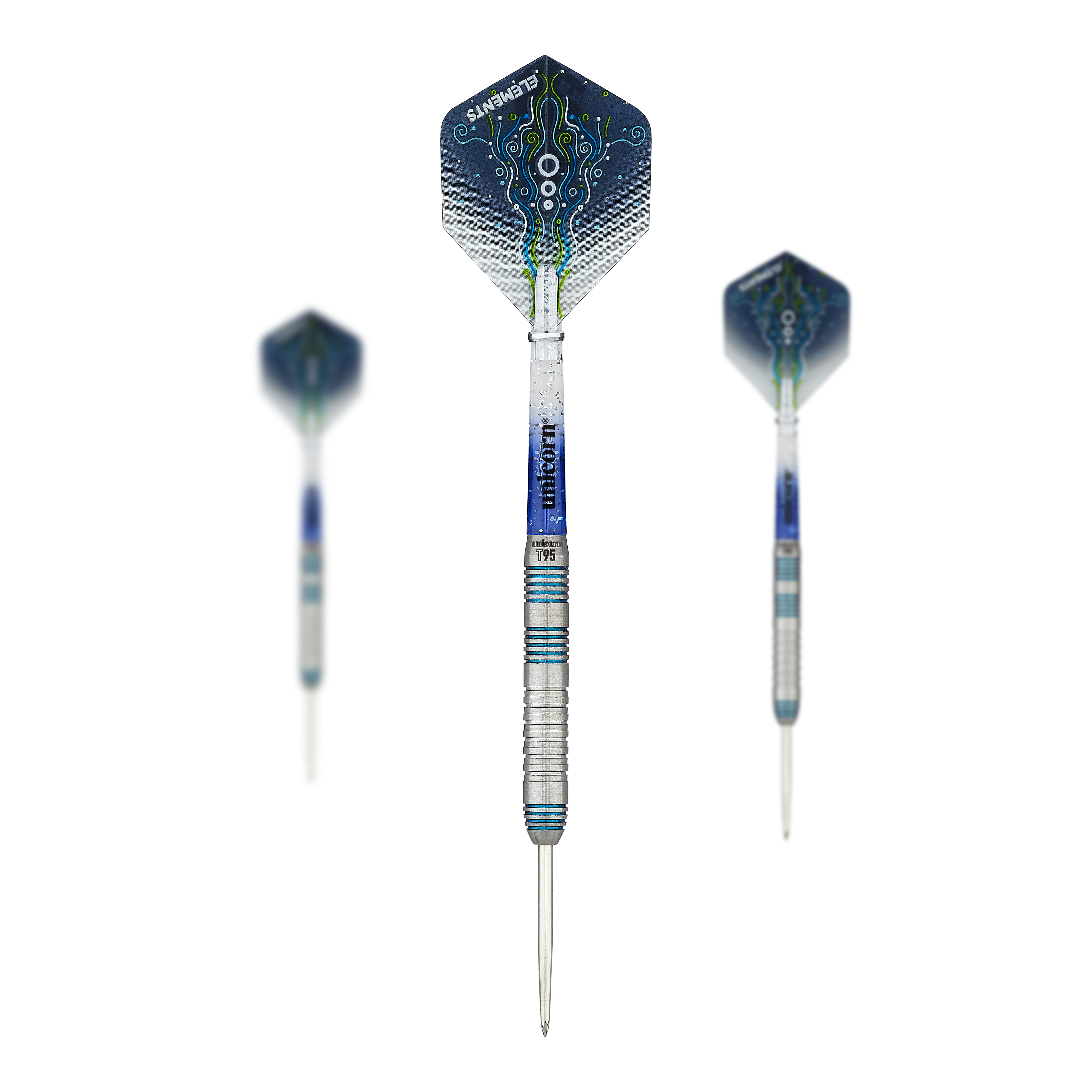 Unicorn T95 Core XL Blue Style 2 steel darts - 23g