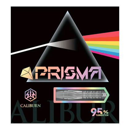 Caliburn Prisma P1 steel darts - 19.5g Caliburn Prisma Steeldarts mit einem Gewicht von 19,5g. Diese Steeldarts bieten optimale Kontrolle beim Werfen.