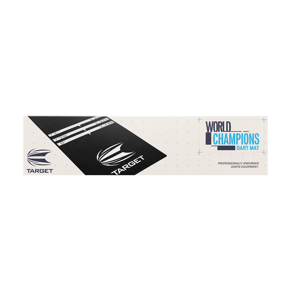 Target World Champions Dart Mat - Black