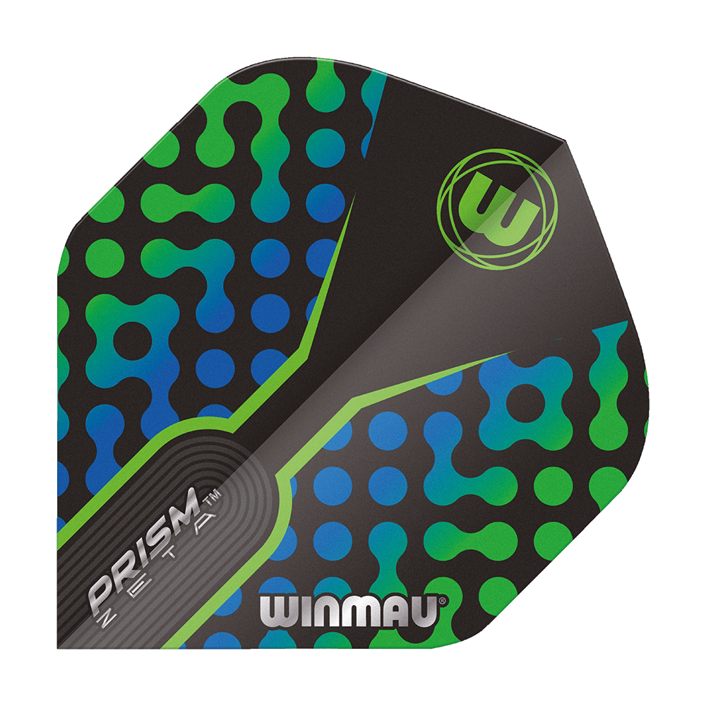 Winmau Prism Zeta GreenBlue Standard Flights