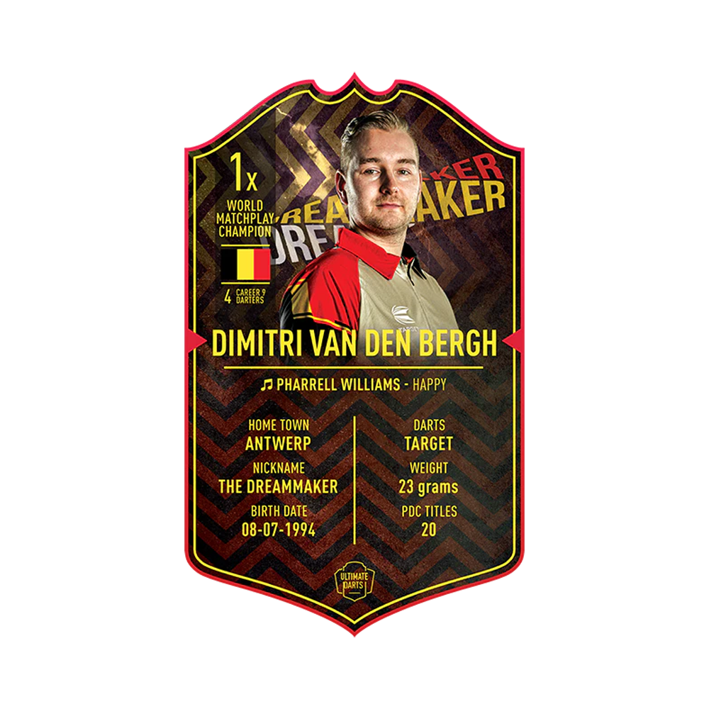 Ultimate Darts Card - Dimitri Van Den Bergh - Target