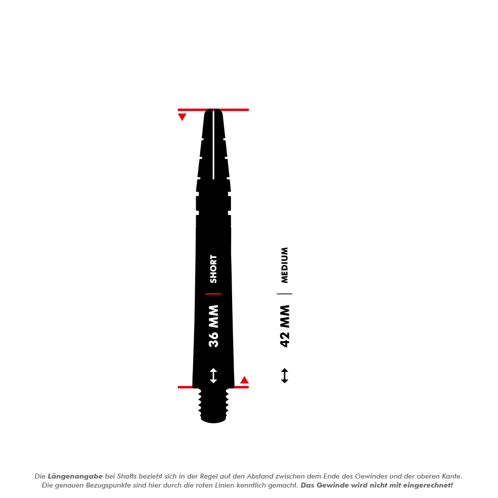 Red Dragon Nitrotech Peter Wright Shafts - Black Gold