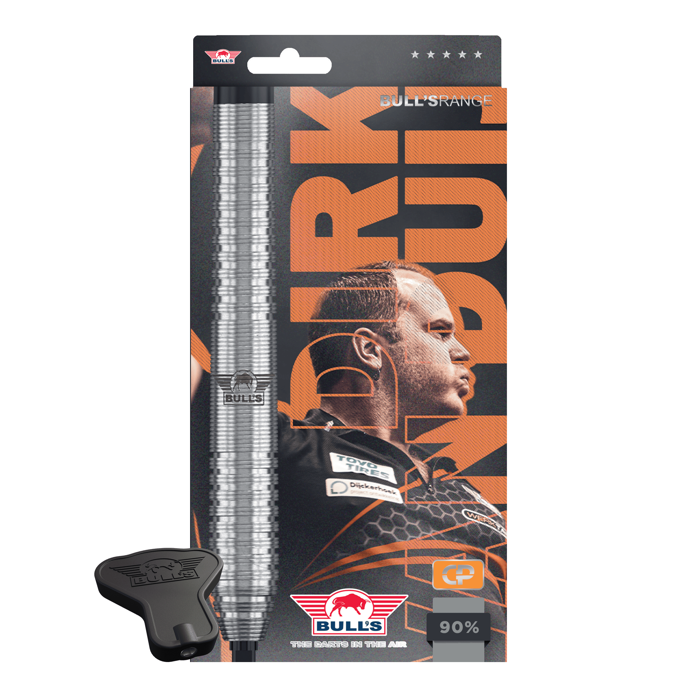 Bulls NL Dirk Van Duijvenbode Original Convertible Point Steeldarts Bulls NL Dirk Van Duijvenbode Original Convertible Point Steeldarts