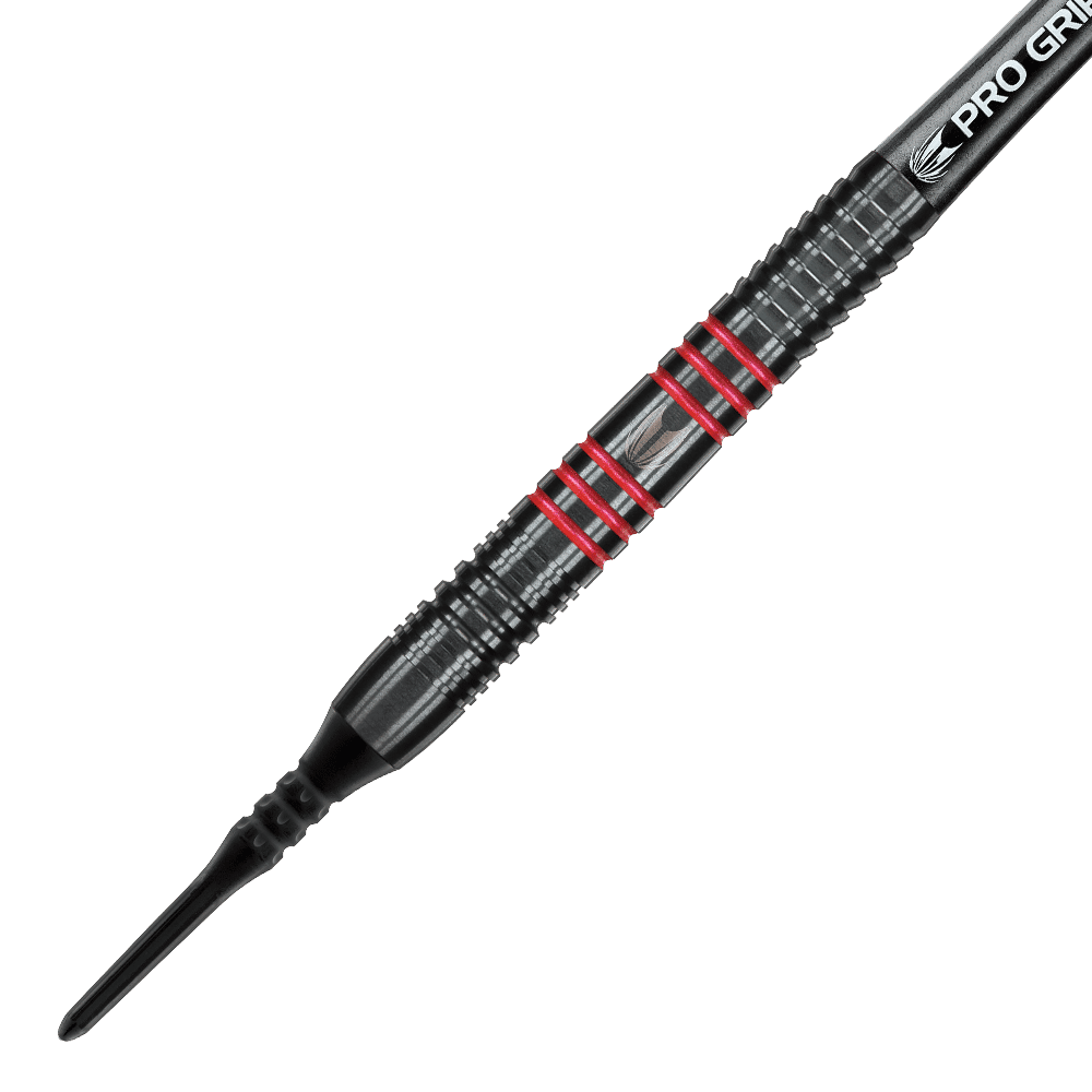 Target Vapor8 Black Red Soft Darts - 19g