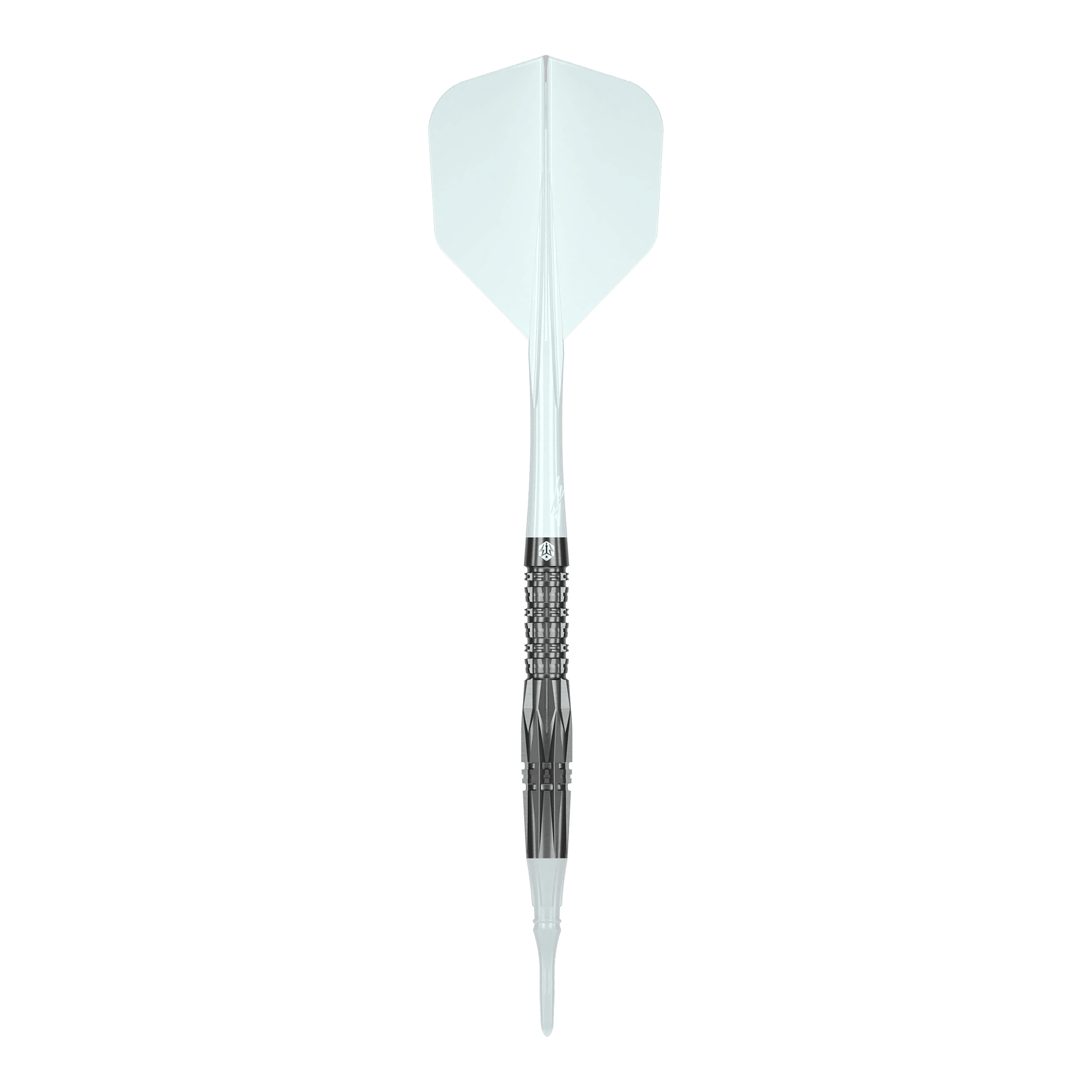 Caliburn Prisma P1 soft darts - 19g Zu sehen ist der Caliburn Prisma P1 Softdart - 19g aus einer anderen Perspektive. Der Softdart überzeugt durch Qualität und Design.