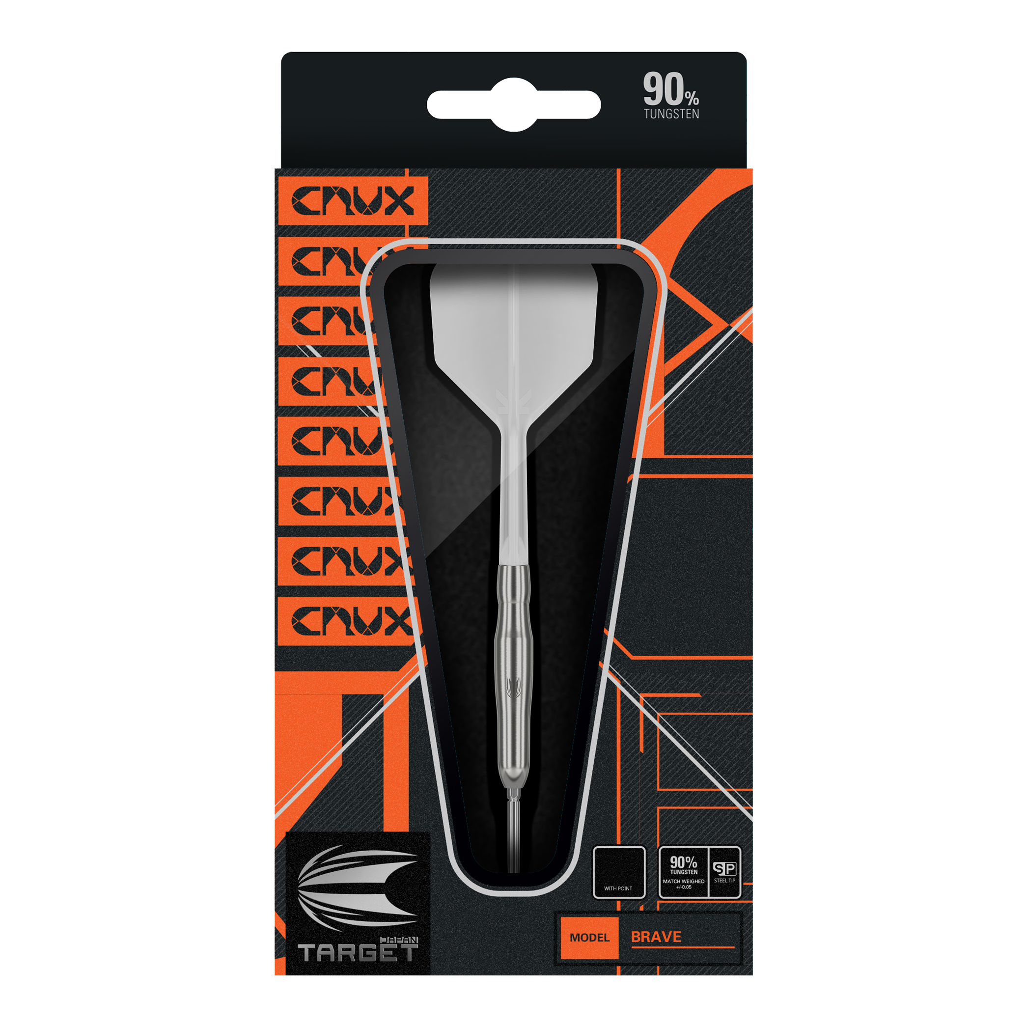 Target Crux Japan Brave Swiss Point Steel Darts - 21g