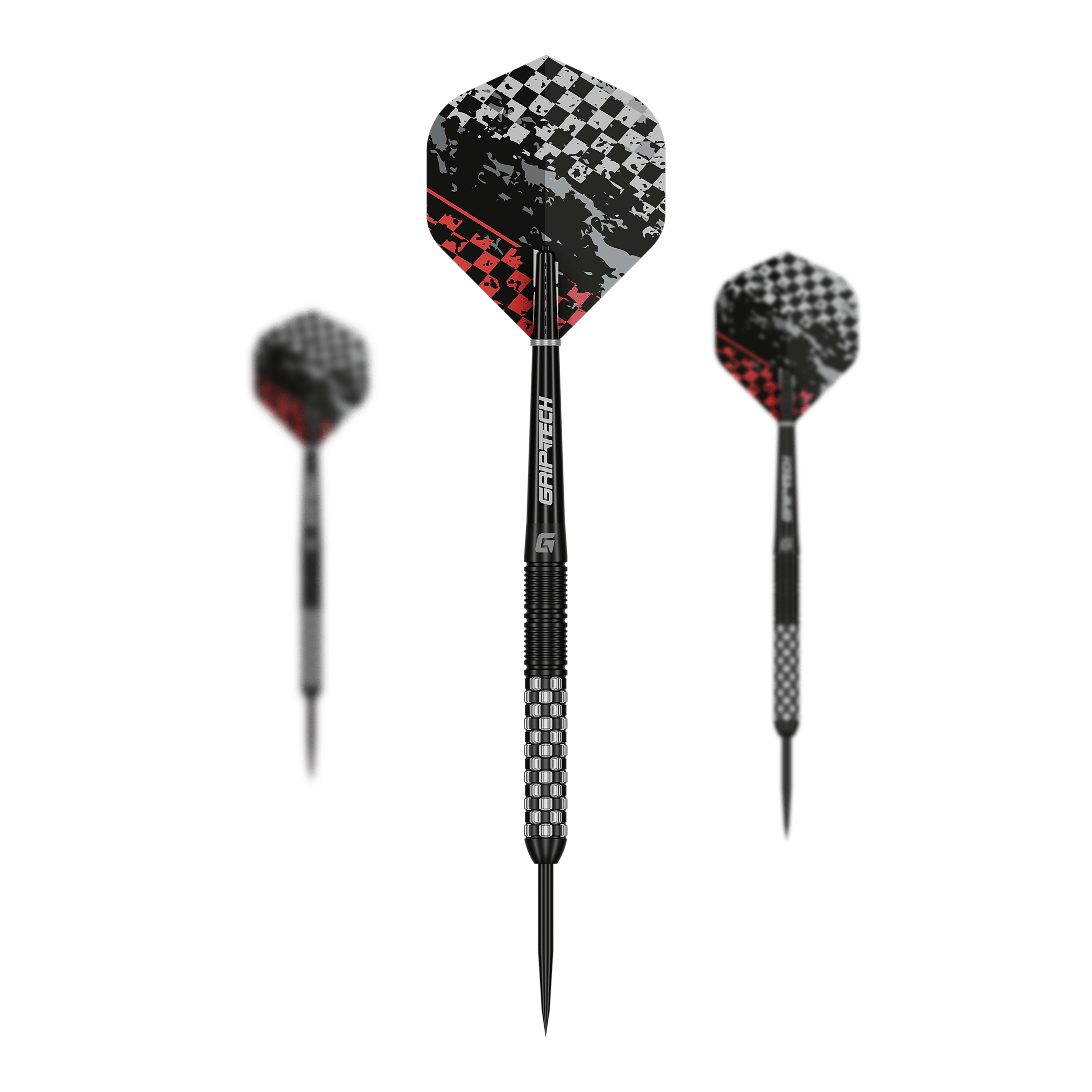 Abgebildet sind GOAT Finish Line Tungsten Steeldarts. Diese Darts sind speziell für das Steeldartspiel entwickelt.