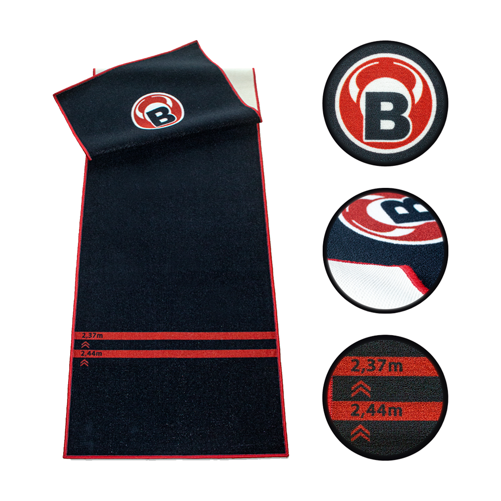 Bulls Carpet-Mat Teppich 170 - Black