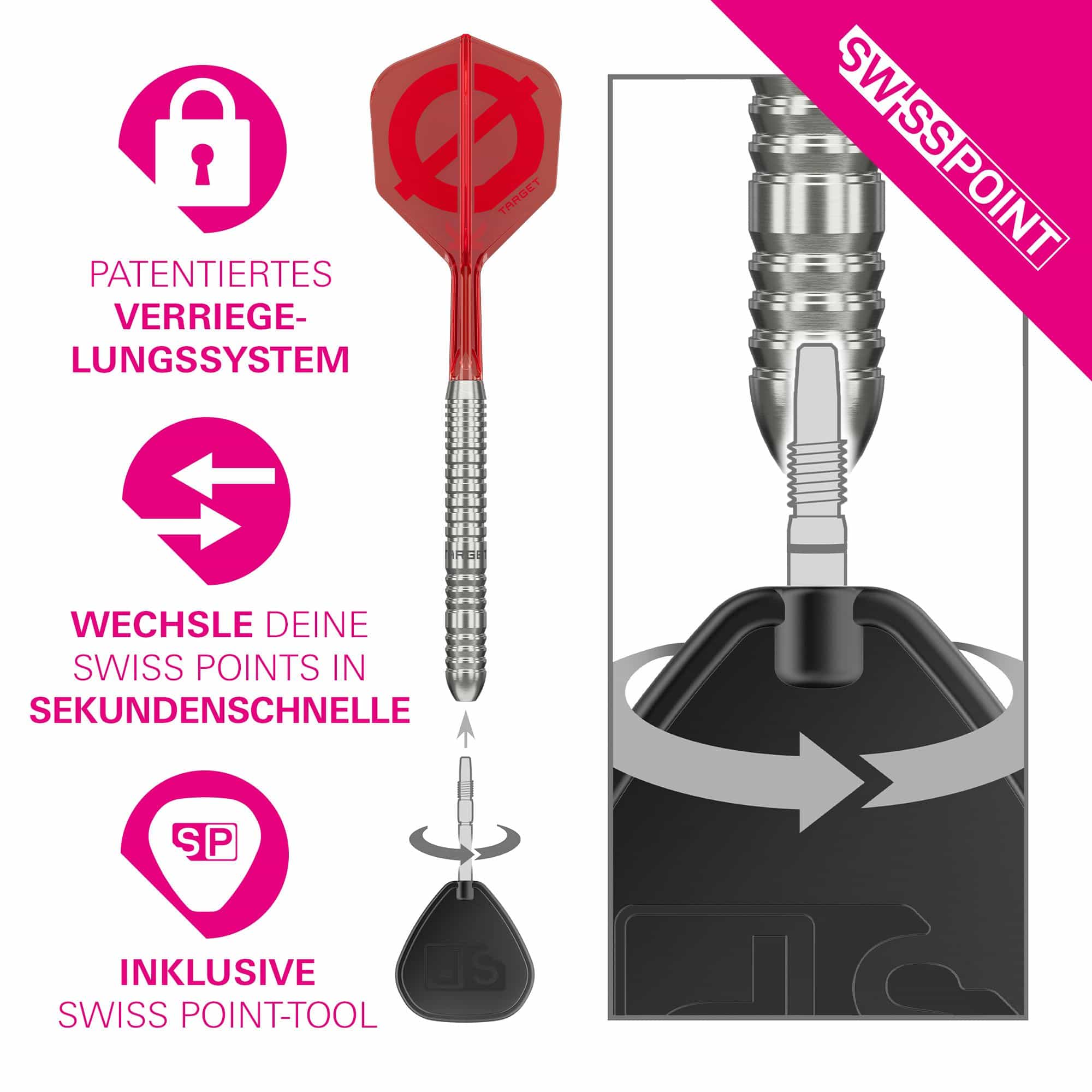 Target Group O 03 Swiss Points Steel Darts
