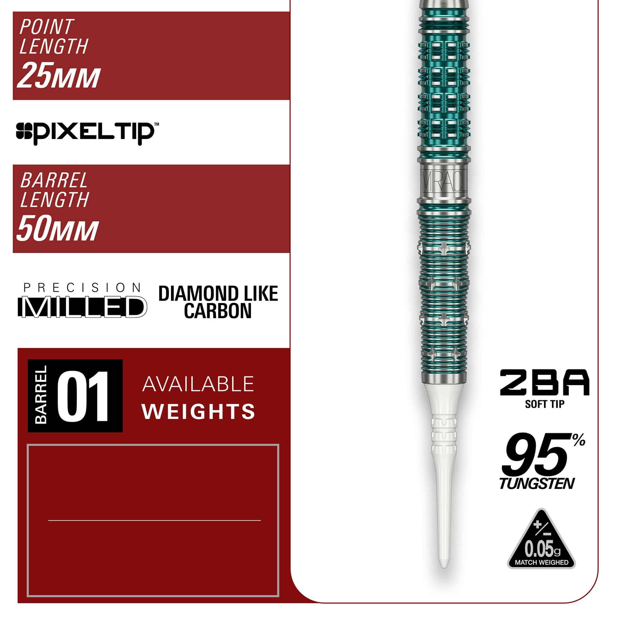 Target Japan Mikuru Suzuki The Miracle GEN7 Soft Darts - 21.5g Target Japan Mikuru Suzuki The Miracle GEN7 Softdarts - 21,5g ist auf dem Bild zu sehen. Dies sind Softdarts mit einer speziellen Mikuru Suzuki Edition.