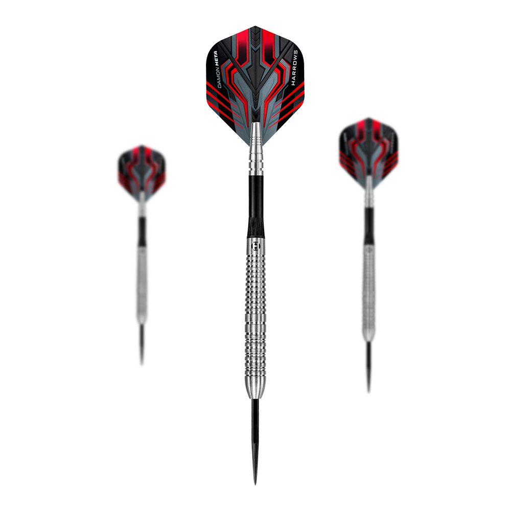 Harrows Damon Heta Natural steel darts