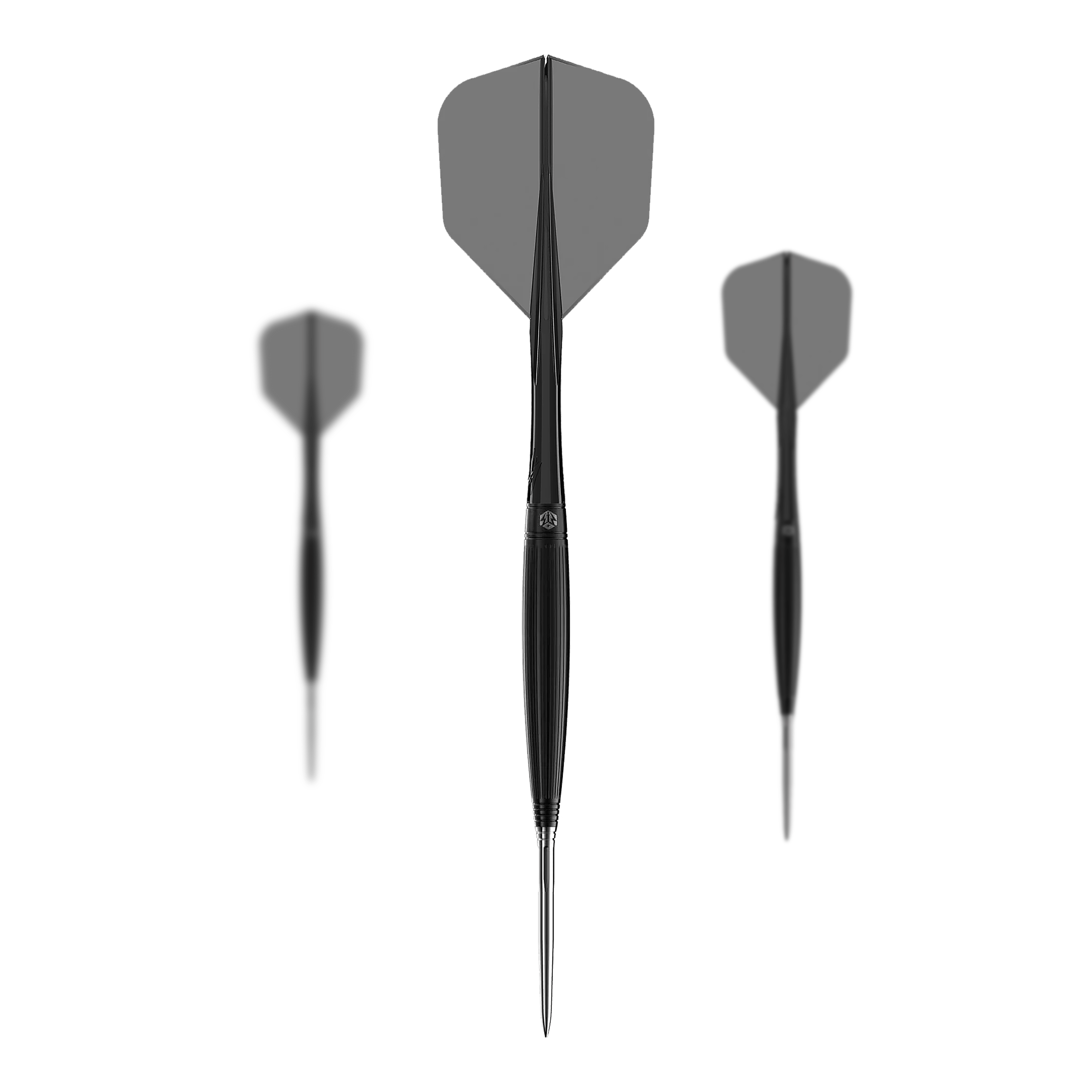 Caliburn Chord C2 steel darts - 23.5g Abgebildet ist ein Set der Caliburn Chord C2 Steeldarts - 23,5g. Mehrere Darts werden zusammen präsentiert.