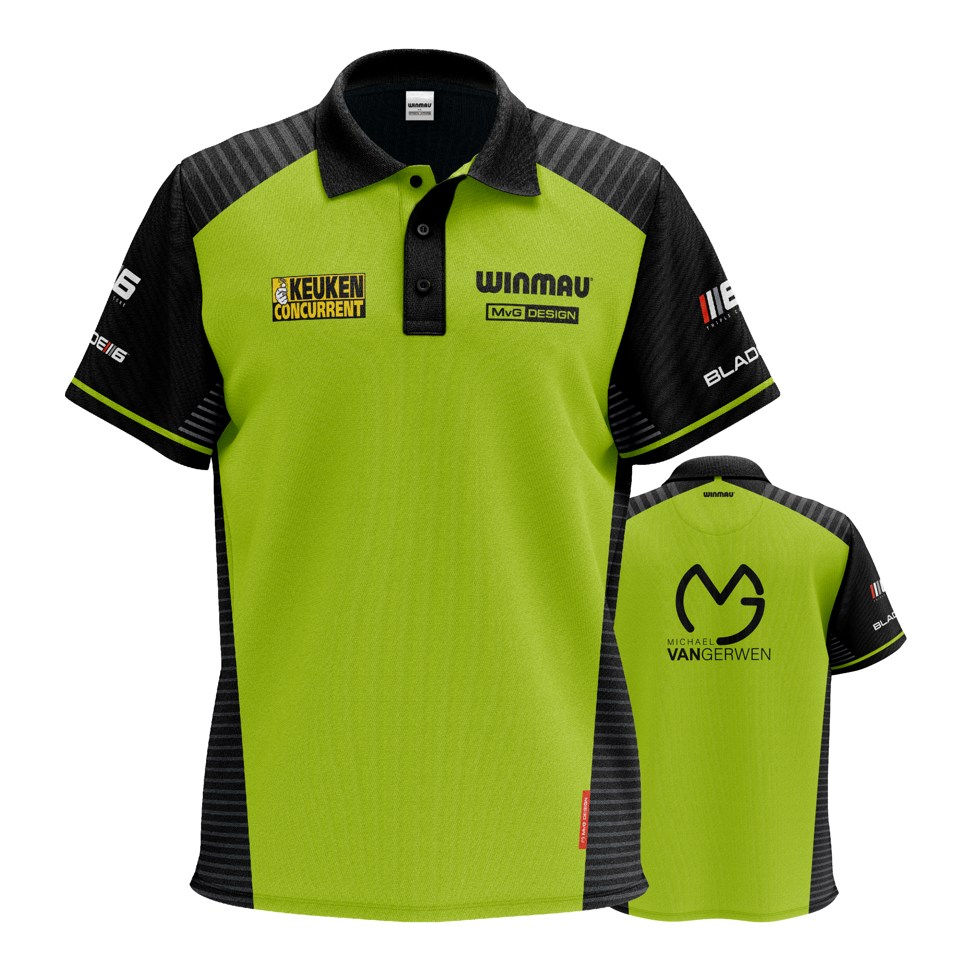 Winmau Michael Van Gerwen Pro-Line 2024 dart shirt