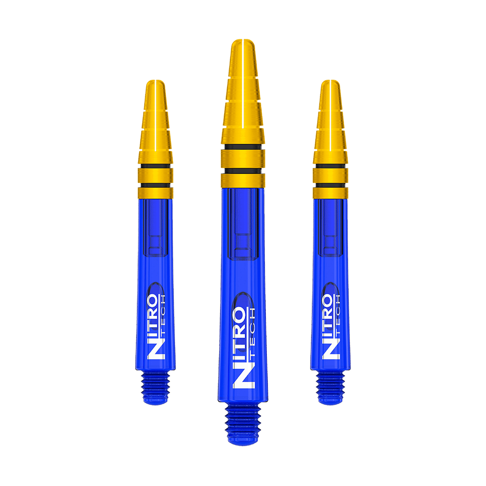 Red Dragon Nitrotech Shafts - Blau Gold - 39mm