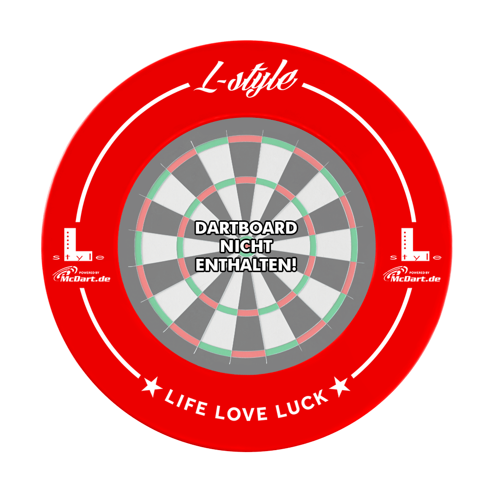 L-Style Dartboard Surround - Red