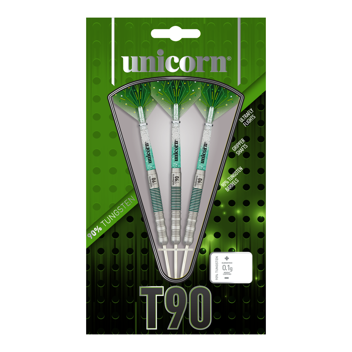 Unicorn T90 Core XL Green steel darts